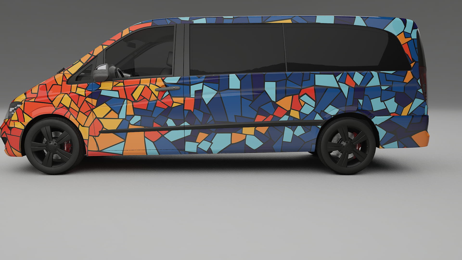 Mercedes Viano Extralong W439 Facelift LCI BARCELONA – Kit Wrap PPF Personalizado em Filme de Poliuretano Imprimível 2