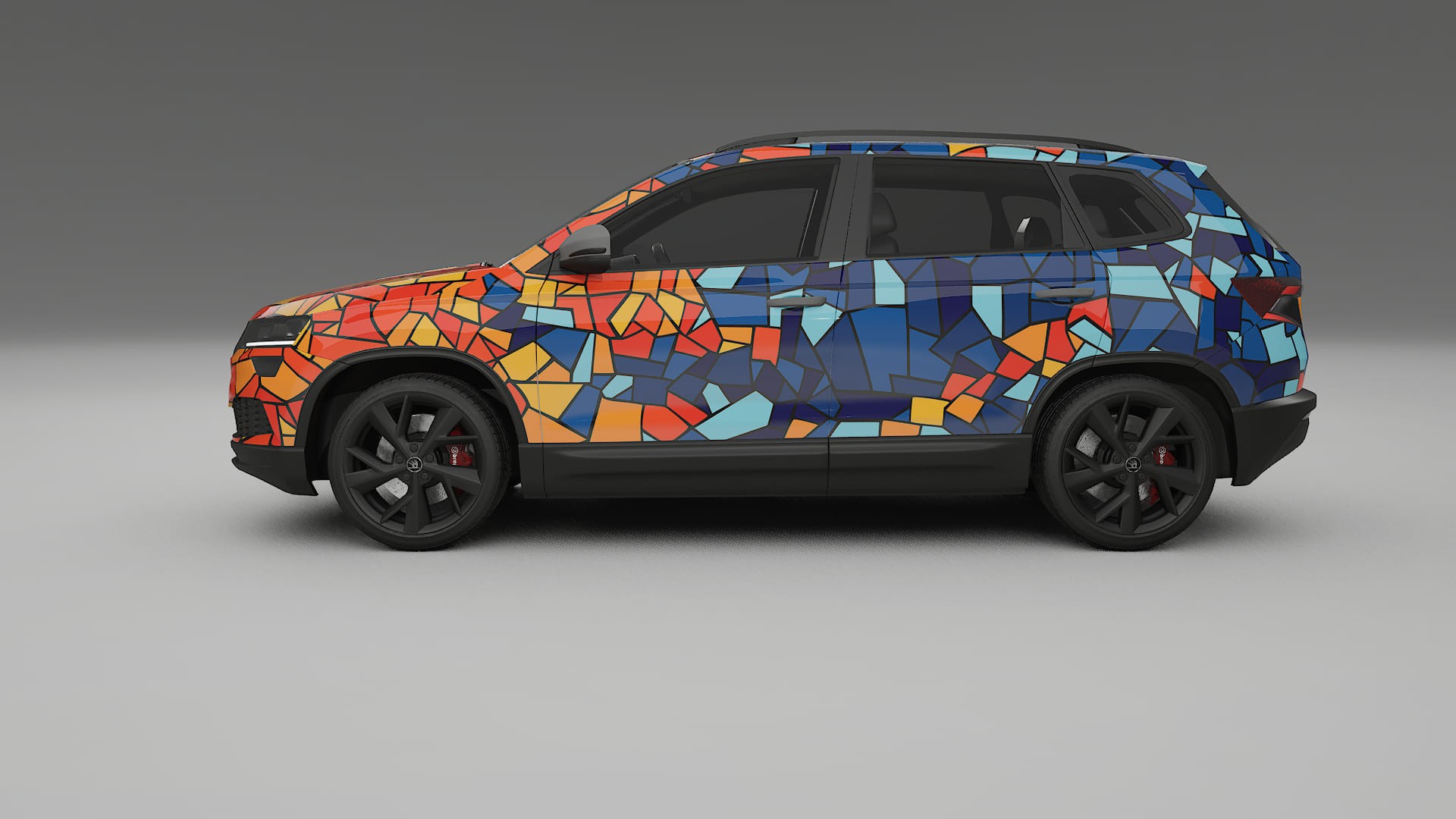 Škoda Karoq NU7 BARCELONA – Kit Wrap PPF Personalizado em Filme de Poliuretano Imprimível