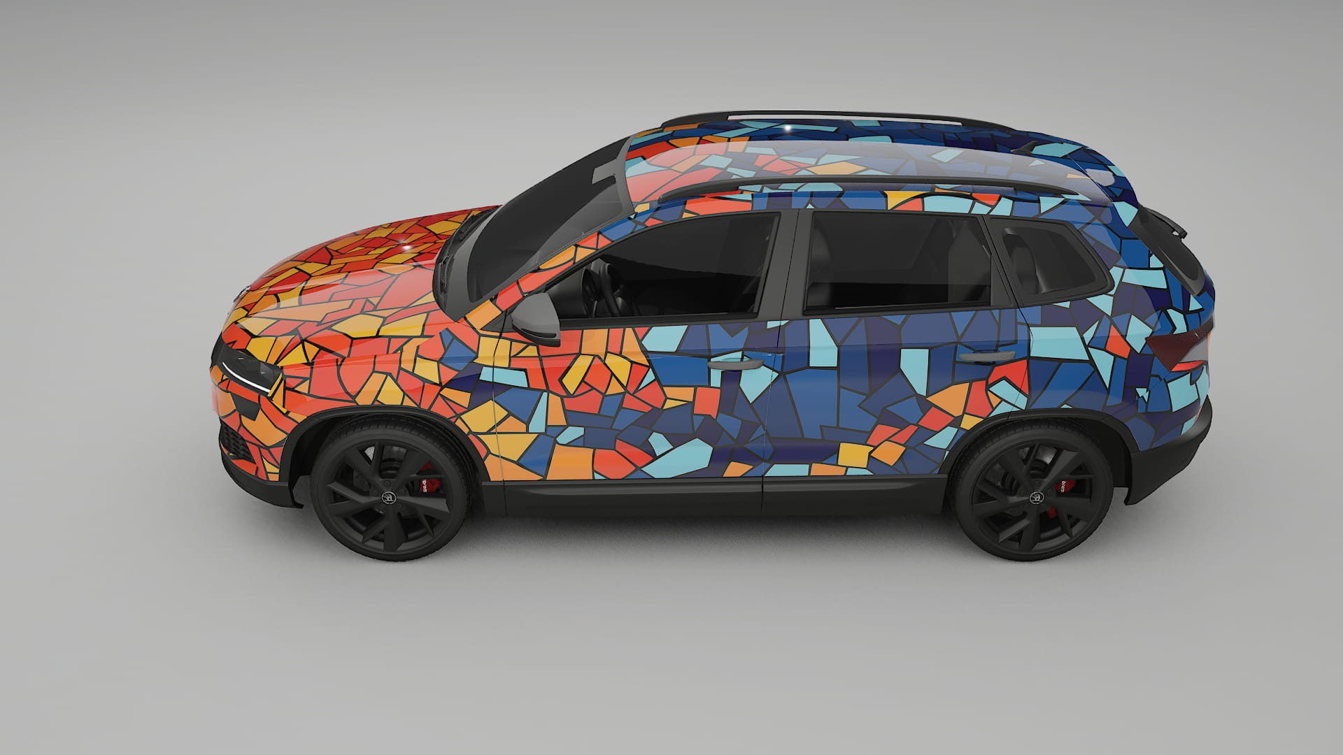 Škoda Karoq NU7 BARCELONA – Kit Wrap PPF Personalizado em Filme de Poliuretano Imprimível