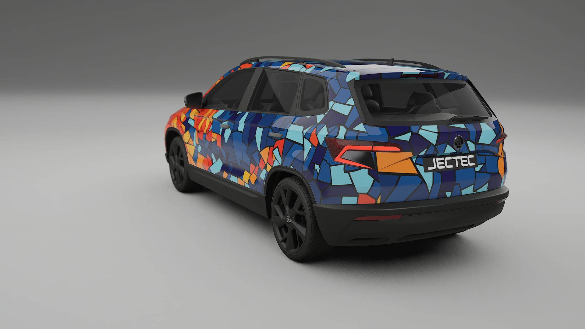 Škoda Karoq NU7 BARCELONA – Kit Wrap PPF Personalizado em Filme de Poliuretano Imprimível