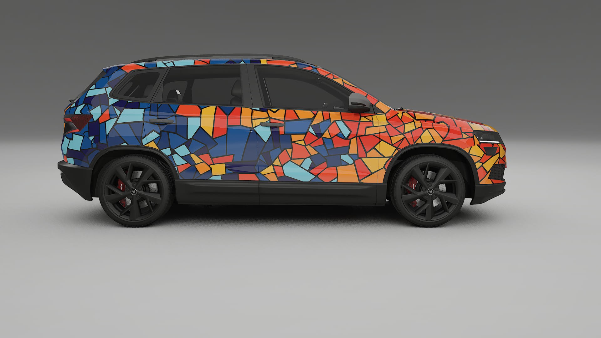 Škoda Karoq NU7 BARCELONA – Kit Wrap PPF Personalizado em Filme de Poliuretano Imprimível