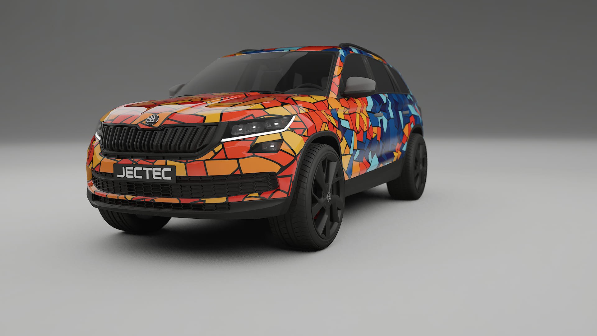 Škoda Kodiaq NS7 BARCELONA – Kit Wrap PPF Personalizado em Filme de Poliuretano Imprimível
