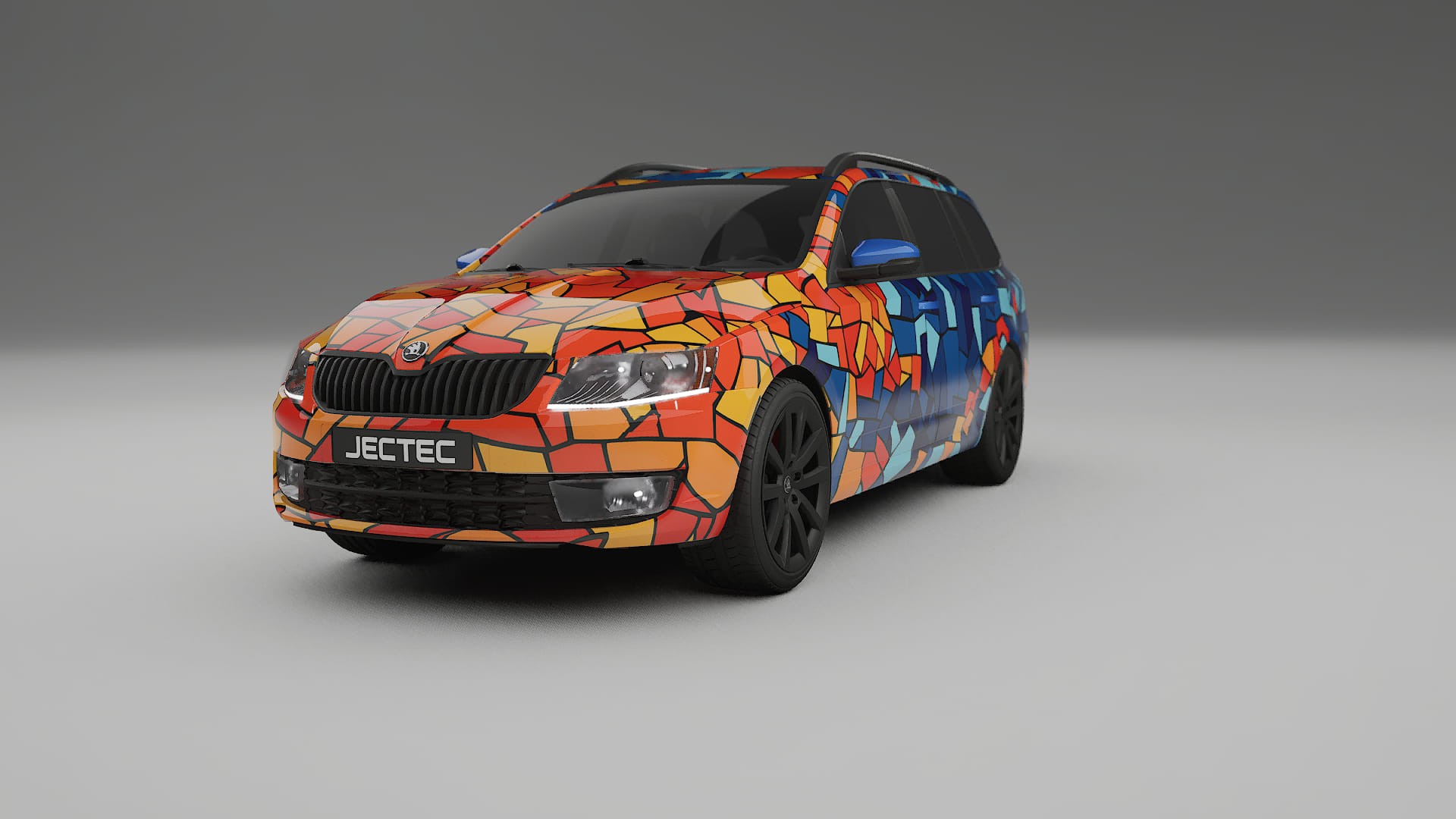 Škoda Octavia combi 5E BARCELONA – Kit Wrap PPF Personalizado em Filme de Poliuretano Imprimível