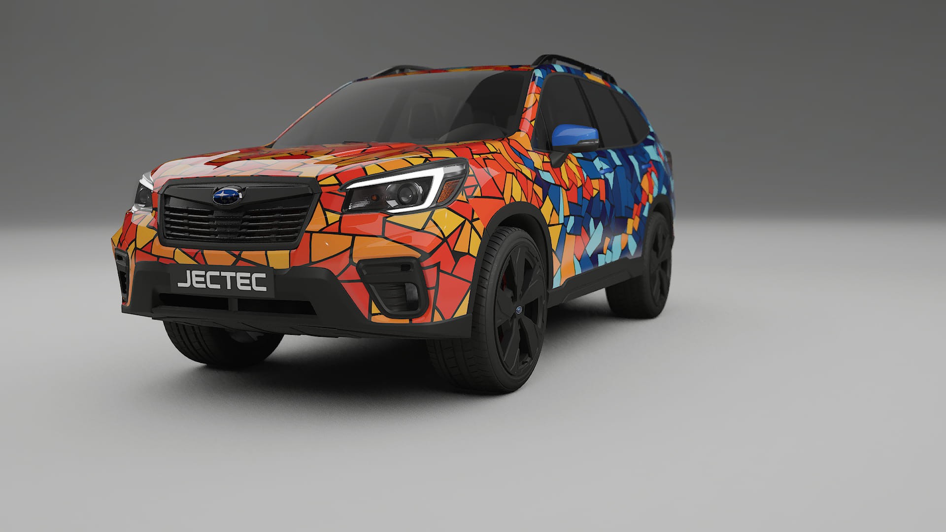 Subaru Forester V SK facelift LCI BARCELONA – Kit Wrap PPF Personalizado em Filme de Poliuretano Imprimível