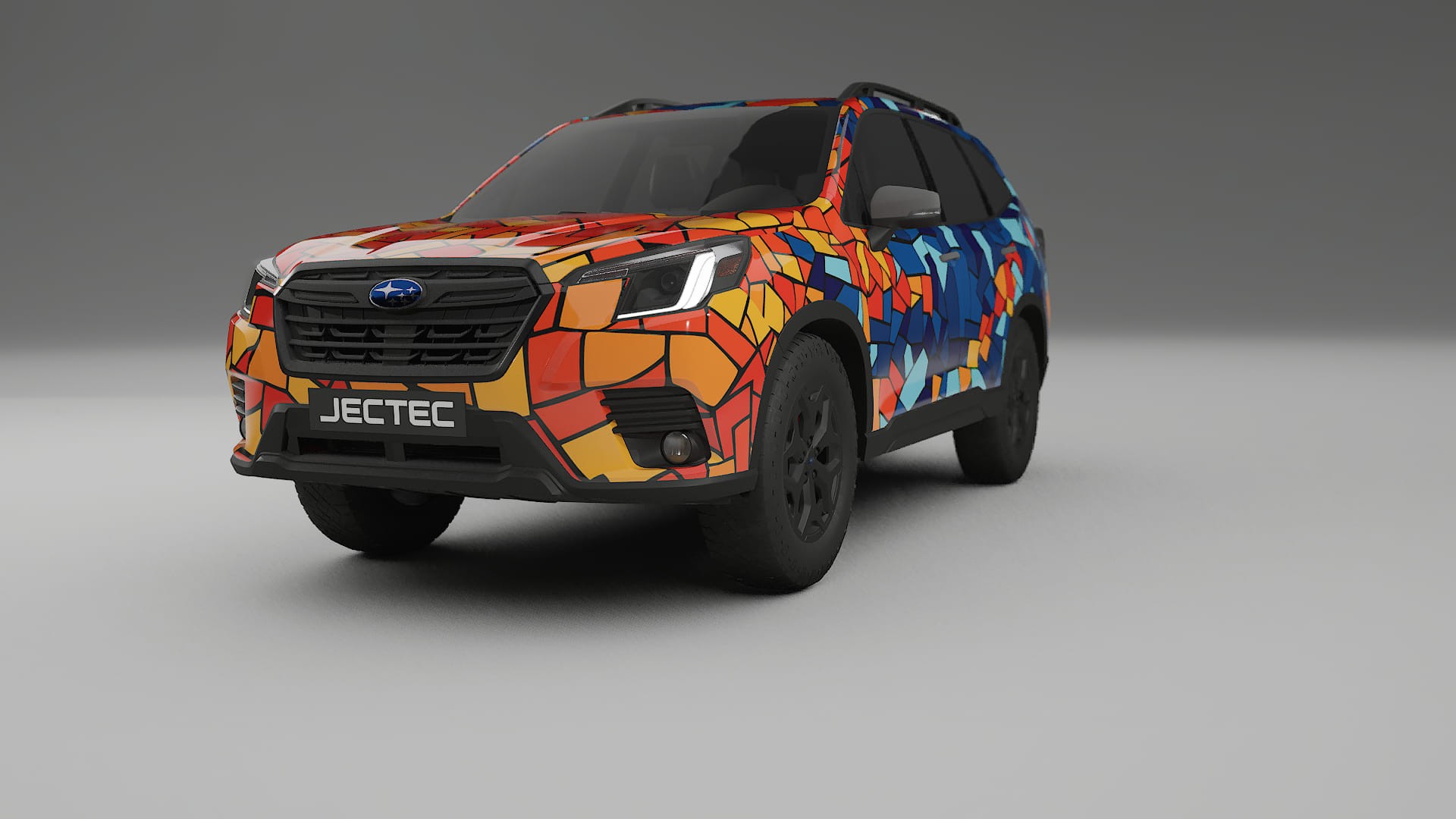 Subaru Forester V SK prefacelift pre-LCI BARCELONA – Kit Wrap PPF Personalizado em Filme de Poliuretano Imprimível