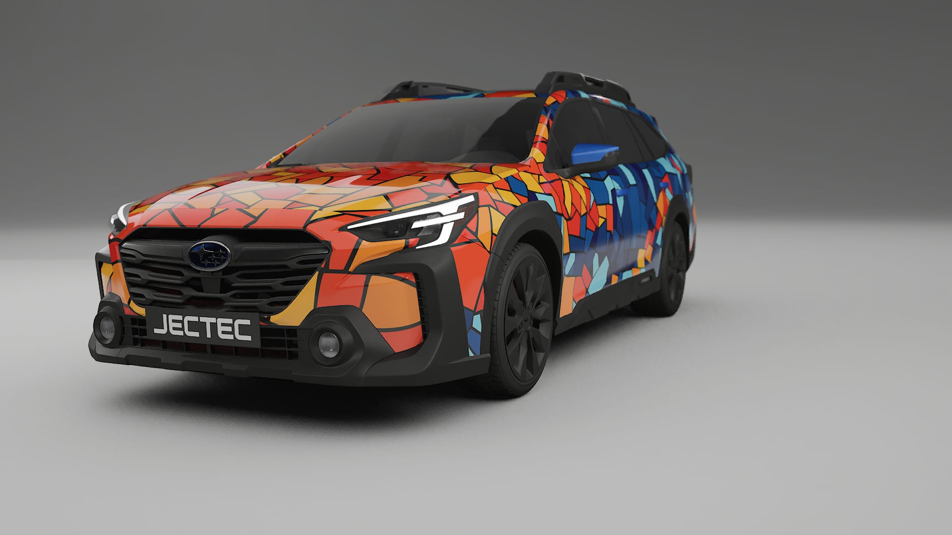 Subaru Outback VI BS prefacelift pre-LCI BARCELONA – Kit Wrap PPF Personalizado em Filme de Poliuretano Imprimível