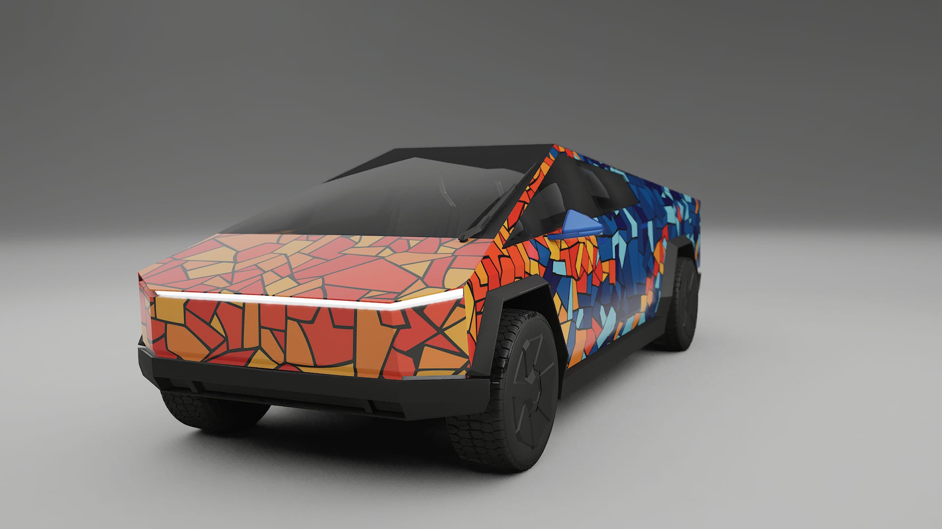Tesla Cybertruck BARCELONA – Kit Wrap PPF Personalizado em Filme de Poliuretano Imprimível