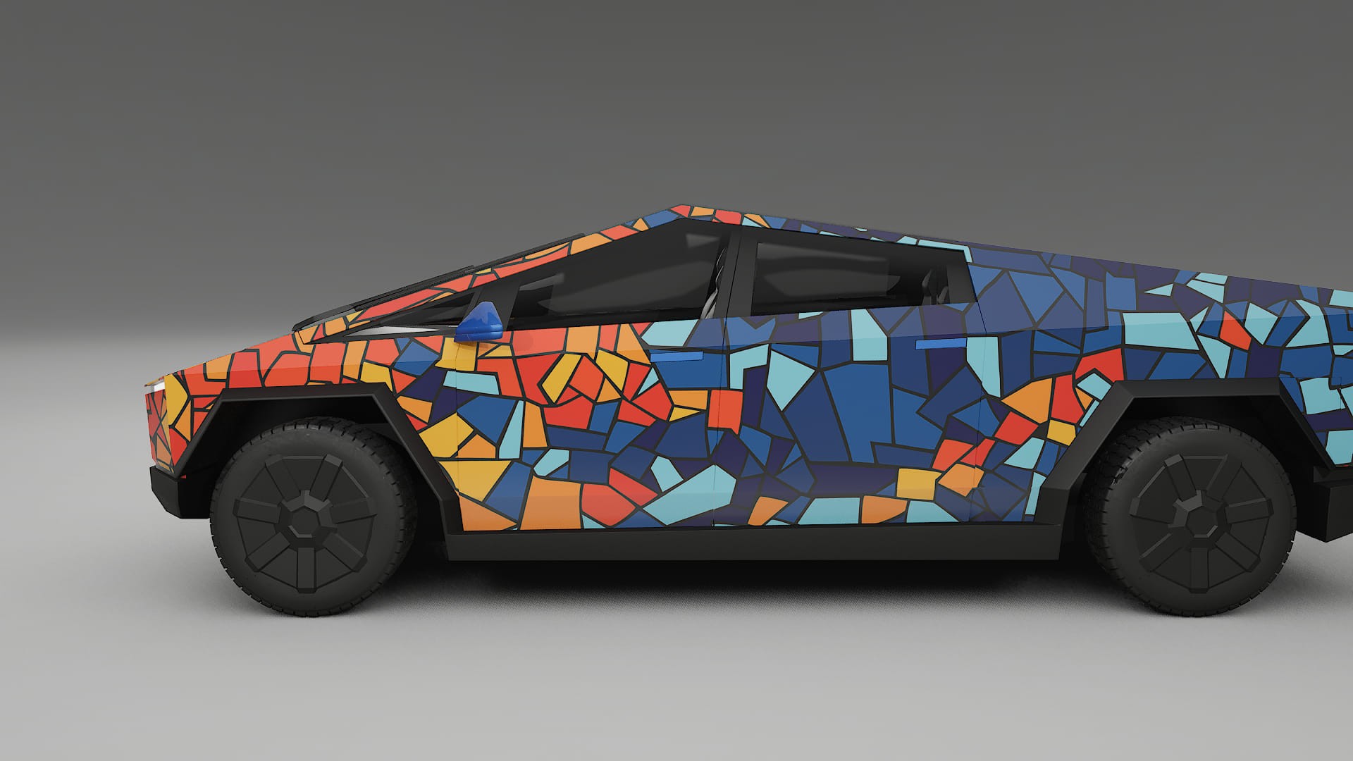 Tesla Cybertruck BARCELONA – Kit Wrap PPF Personalizado em Filme de Poliuretano Imprimível