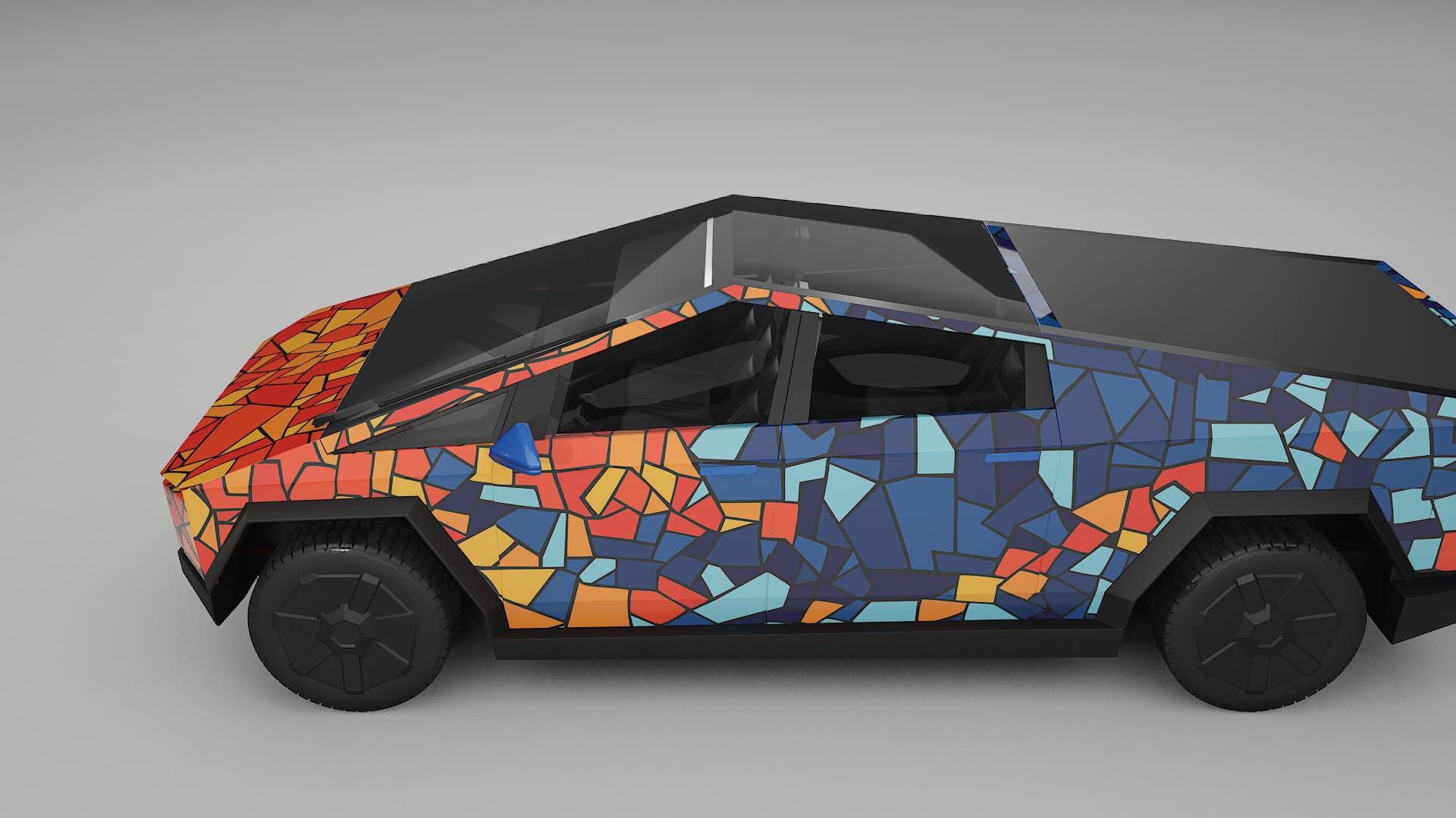 Tesla Cybertruck BARCELONA – Kit Wrap PPF Personalizado em Filme de Poliuretano Imprimível