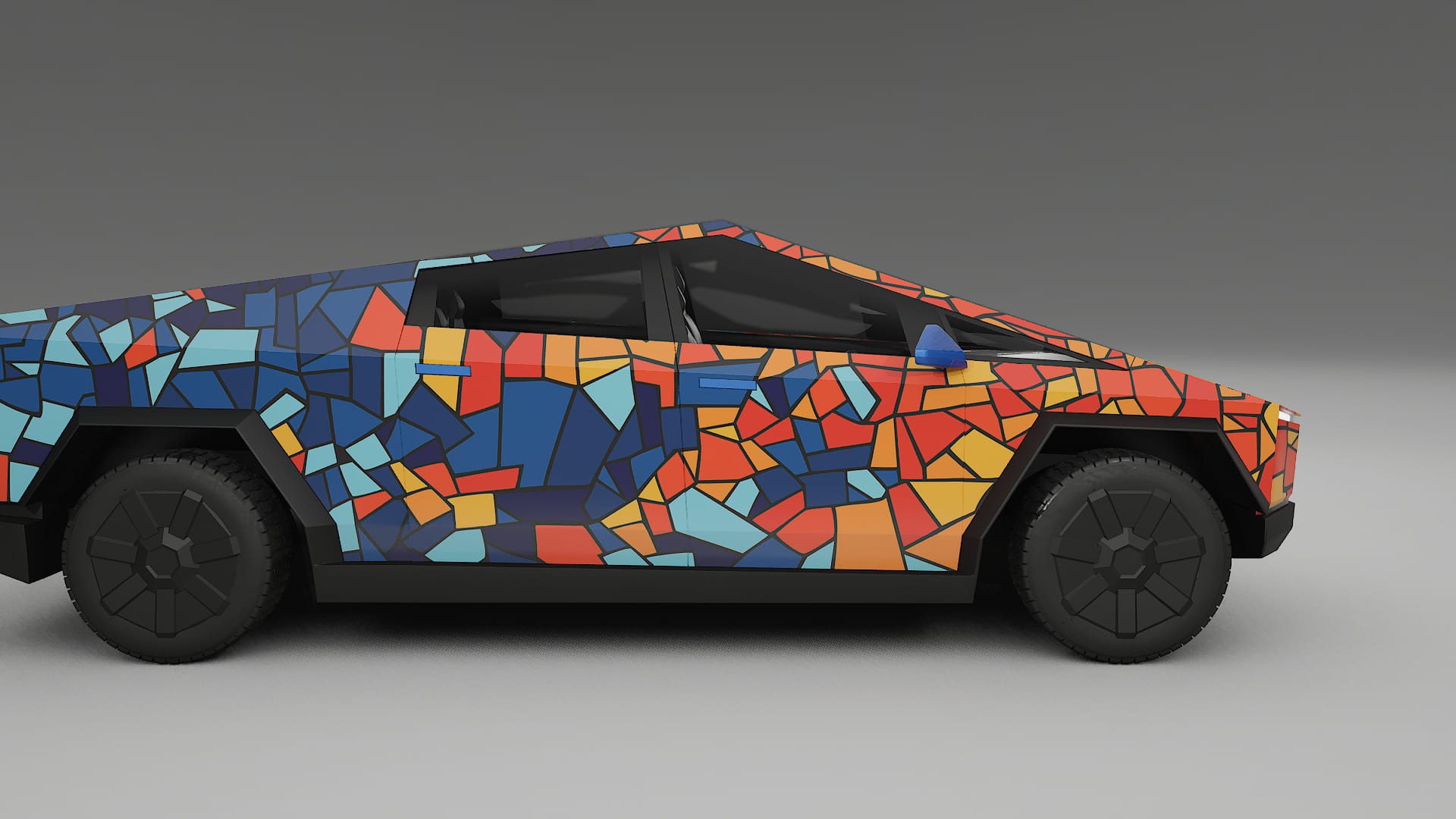 Tesla Cybertruck BARCELONA – Kit Wrap PPF Personalizado em Filme de Poliuretano Imprimível