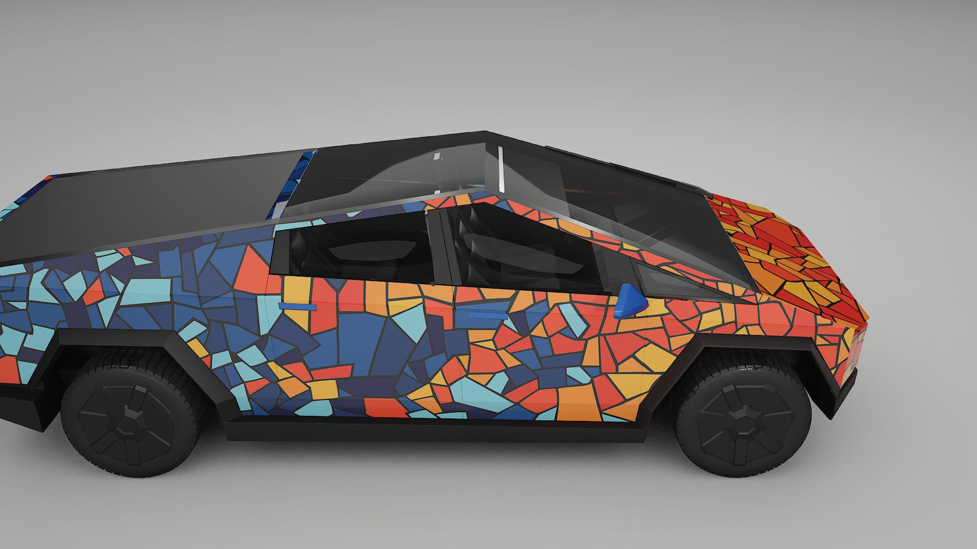 Tesla Cybertruck BARCELONA – Kit Wrap PPF Personalizado em Filme de Poliuretano Imprimível
