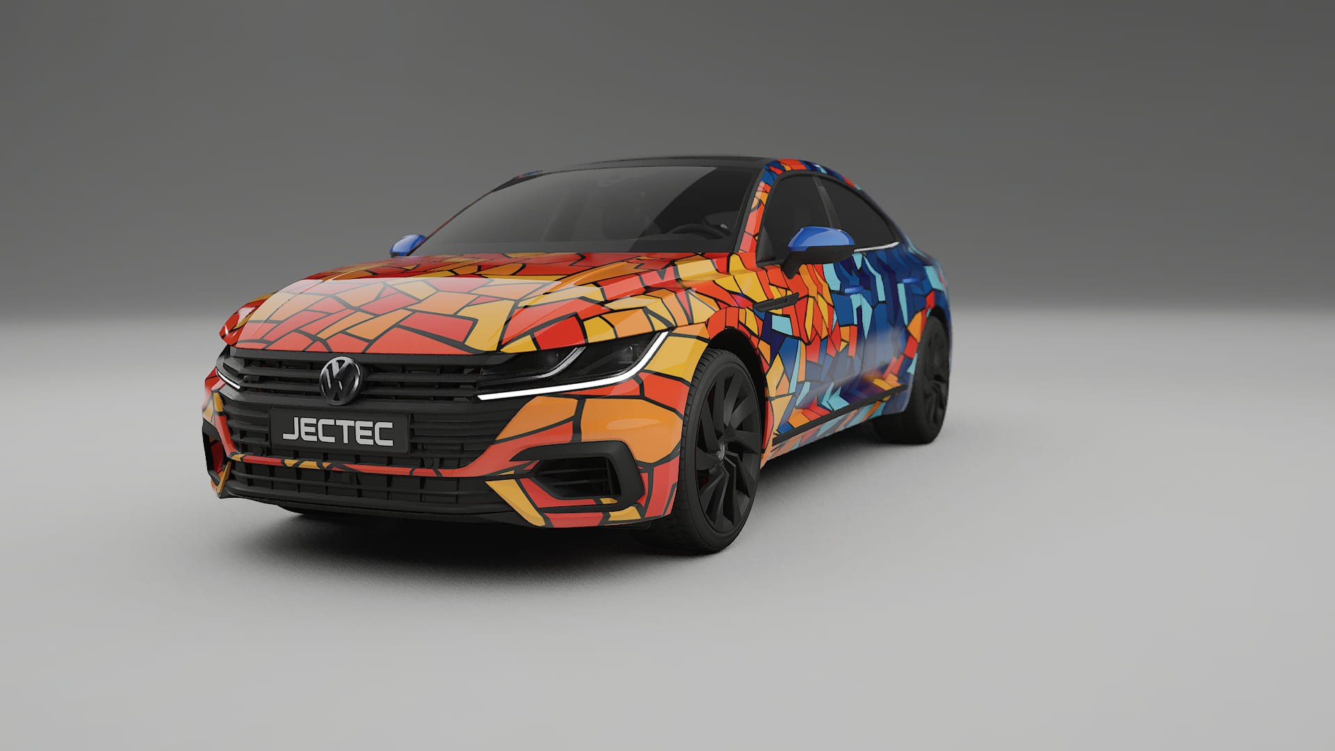 VW Arteon R 3H prefacelift pre-LCI BARCELONA – Kit Wrap PPF Personalizado em Filme de Poliuretano Imprimível