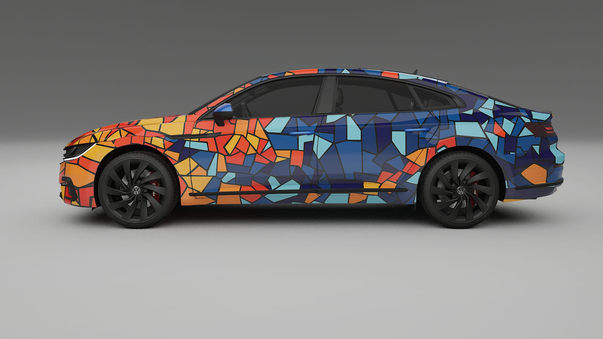 VW Arteon R 3H prefacelift pre-LCI BARCELONA – Kit Wrap PPF Personalizado em Filme de Poliuretano Imprimível