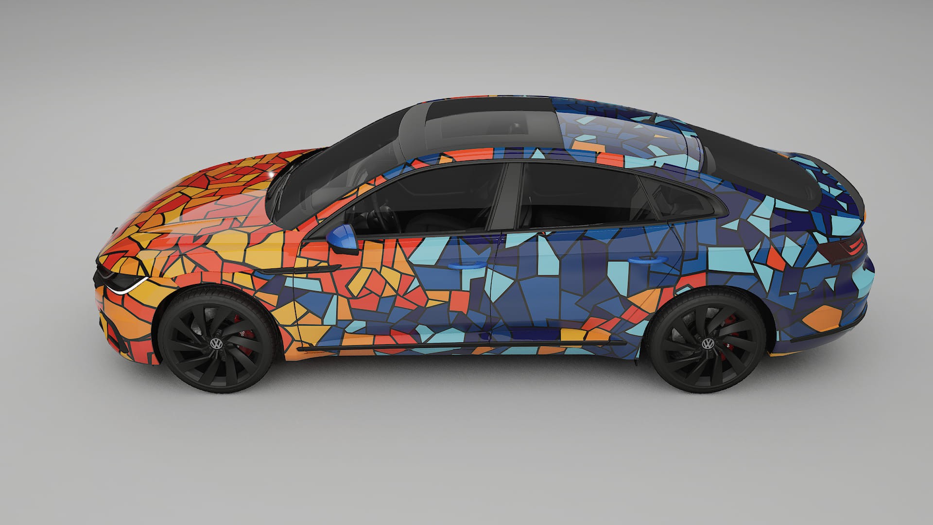 VW Arteon R 3H prefacelift pre-LCI BARCELONA – Kit Wrap PPF Personalizado em Filme de Poliuretano Imprimível