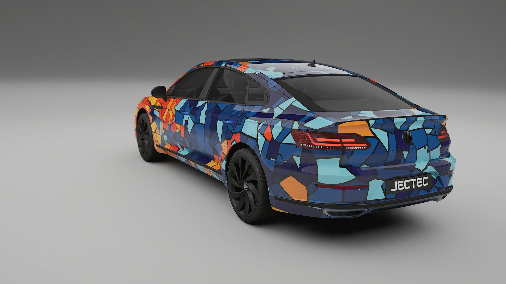 VW Arteon R 3H prefacelift pre-LCI BARCELONA – Kit Wrap PPF Personalizado em Filme de Poliuretano Imprimível