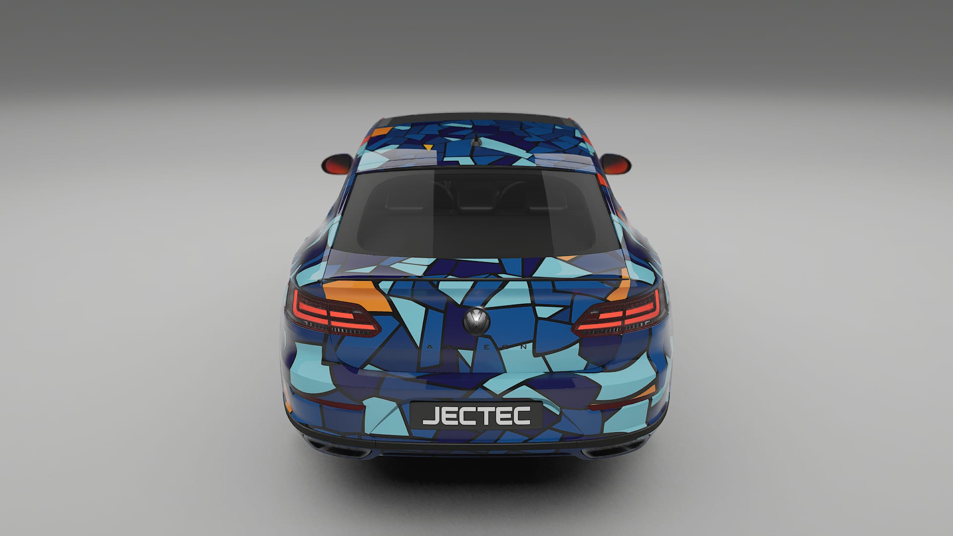 VW Arteon R 3H prefacelift pre-LCI BARCELONA – Kit Wrap PPF Personalizado em Filme de Poliuretano Imprimível