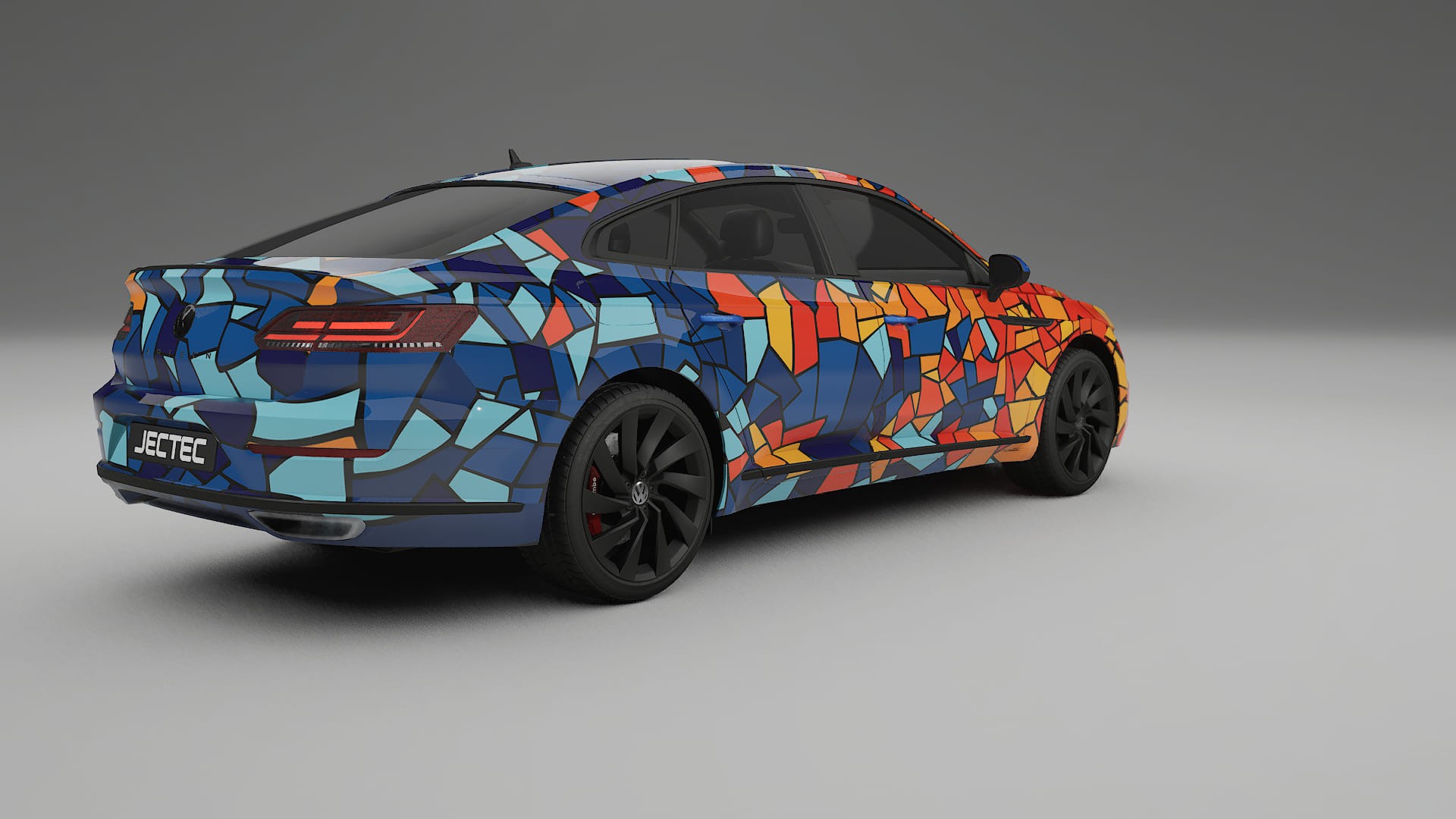 VW Arteon R 3H prefacelift pre-LCI BARCELONA – Kit Wrap PPF Personalizado em Filme de Poliuretano Imprimível