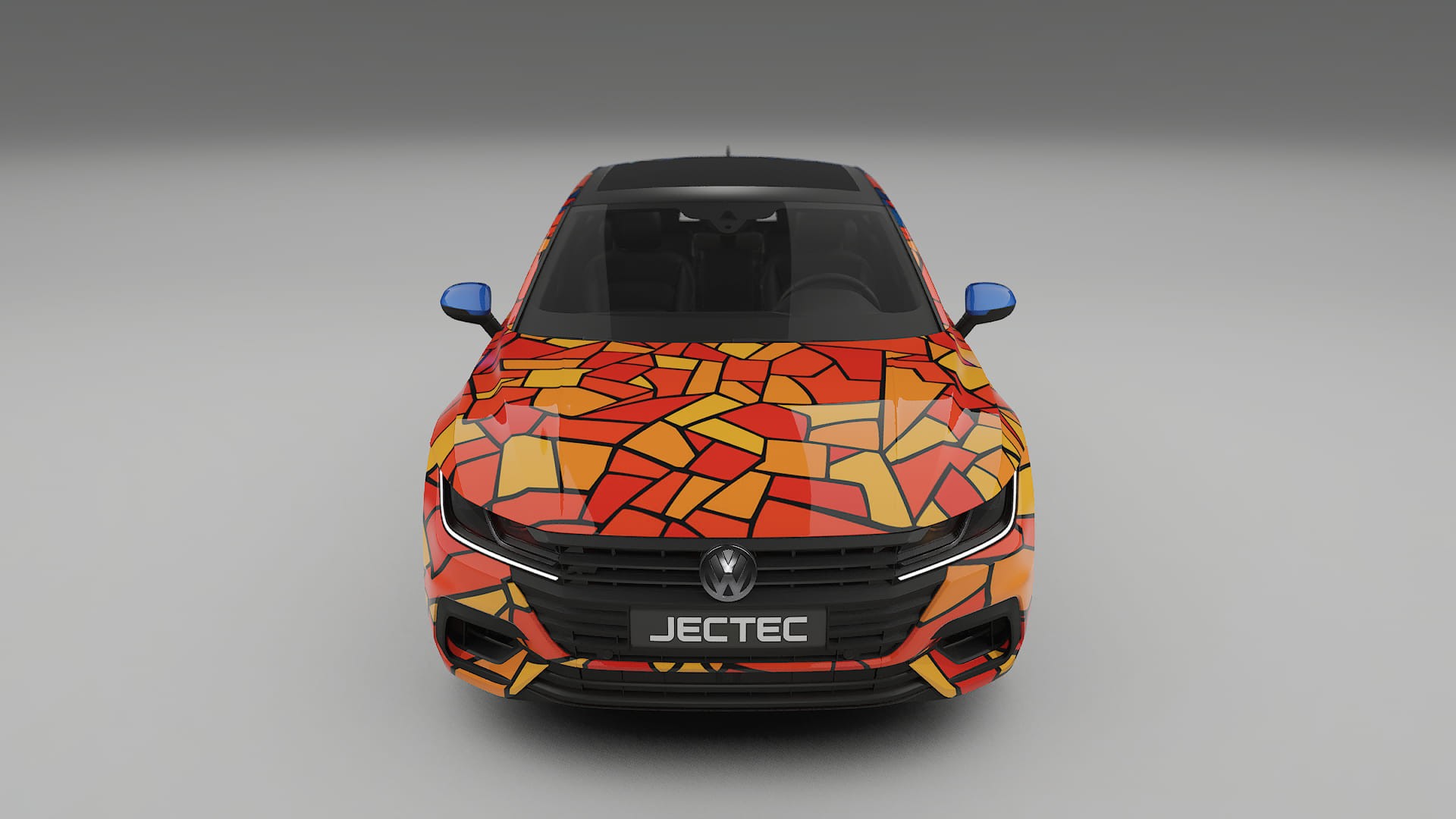 VW Arteon R 3H prefacelift pre-LCI BARCELONA – Kit Wrap PPF Personalizado em Filme de Poliuretano Imprimível