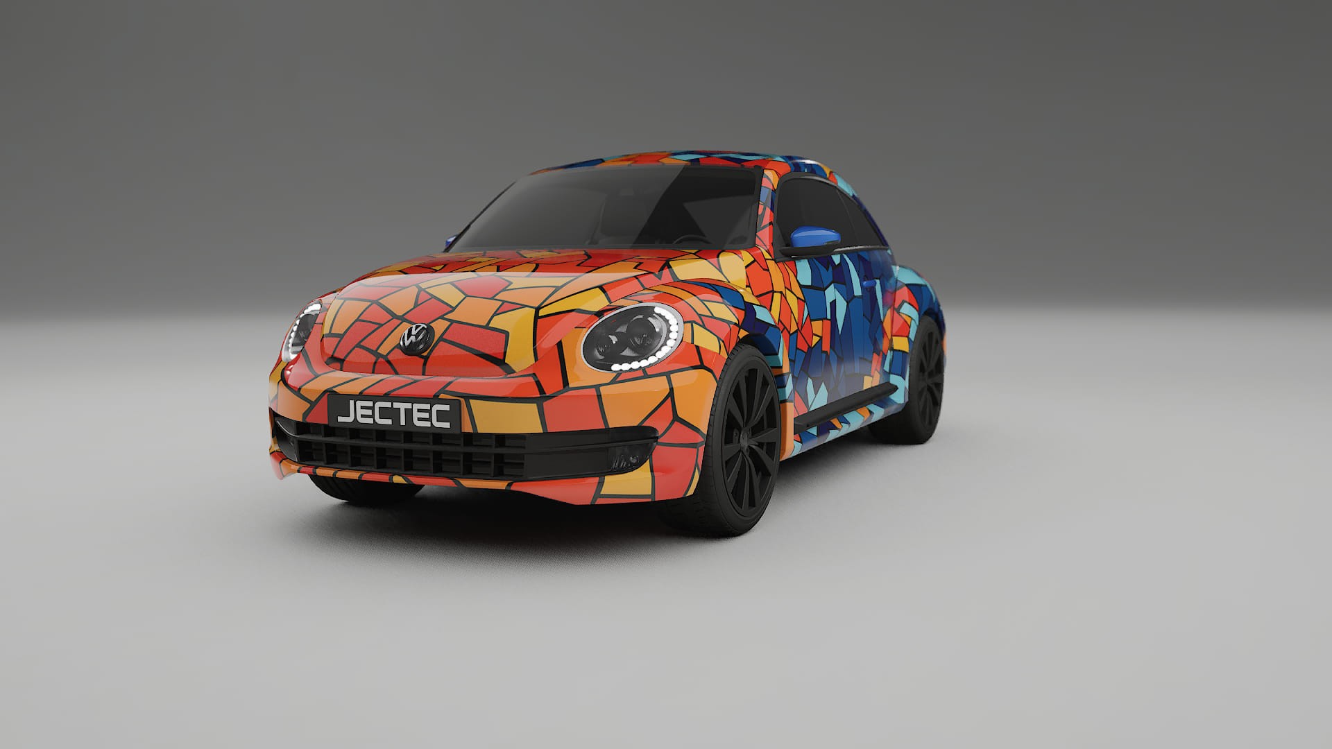 VW Beetle A5 prefacelift pre-LCI BARCELONA – Kit Wrap PPF Personalizado em Filme de Poliuretano Imprimível