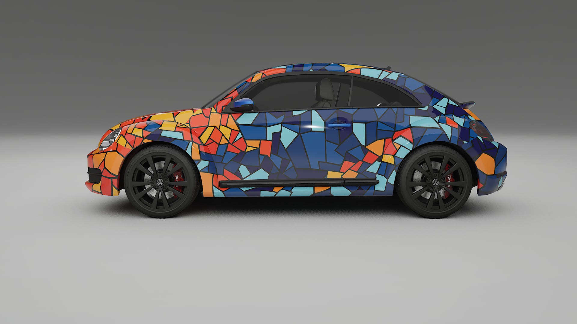 VW Beetle A5 prefacelift pre-LCI BARCELONA – Kit Wrap PPF Personalizado em Filme de Poliuretano Imprimível