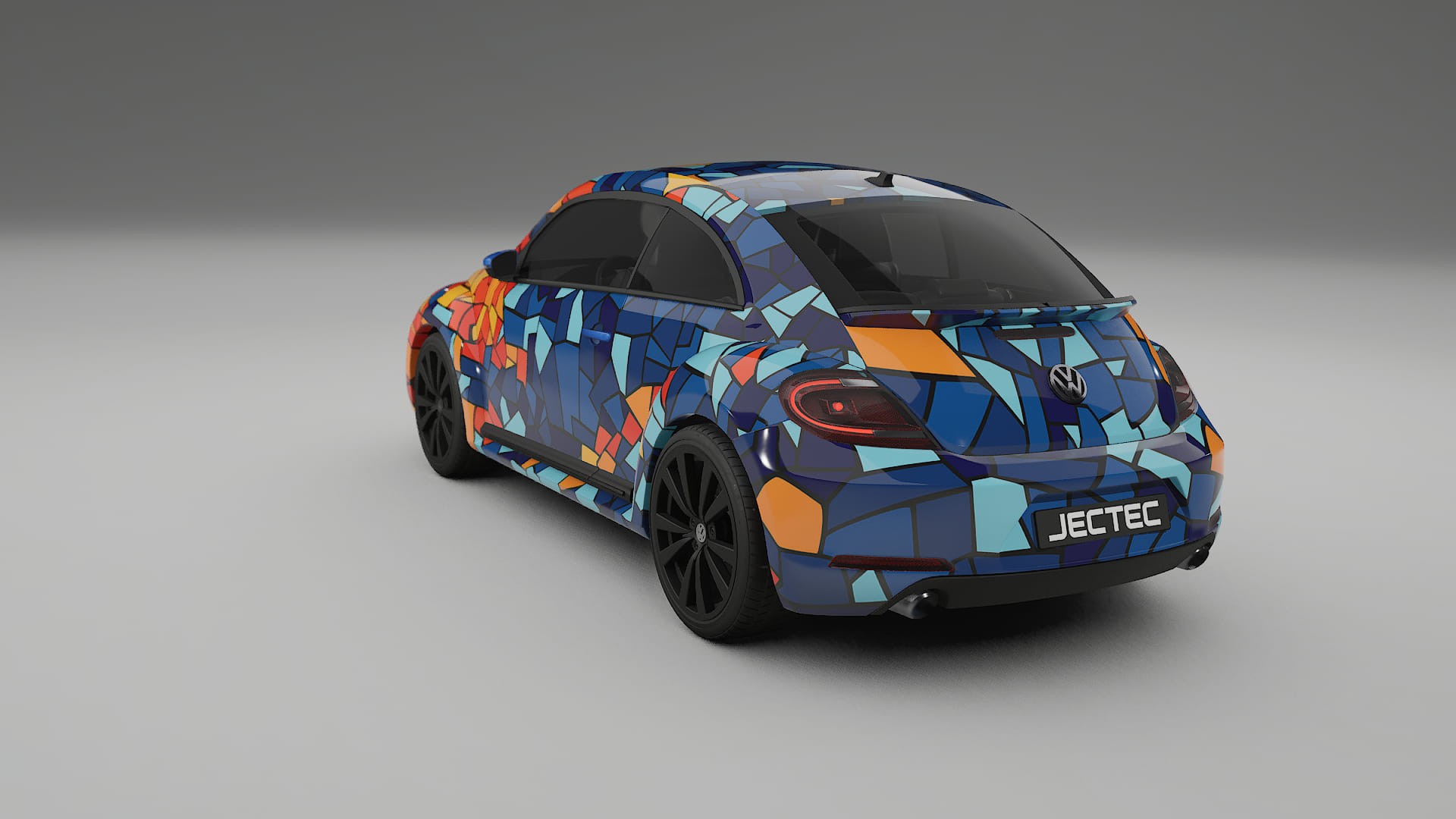 VW Beetle A5 prefacelift pre-LCI BARCELONA – Kit Wrap PPF Personalizado em Filme de Poliuretano Imprimível
