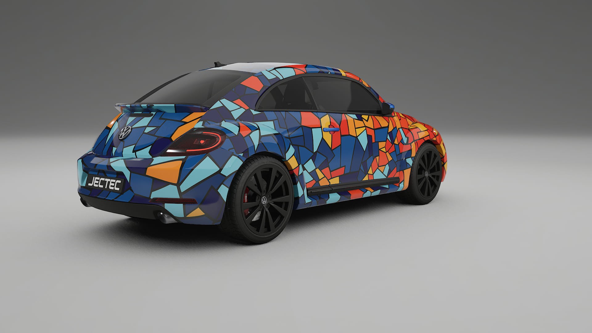 VW Beetle A5 prefacelift pre-LCI BARCELONA – Kit Wrap PPF Personalizado em Filme de Poliuretano Imprimível