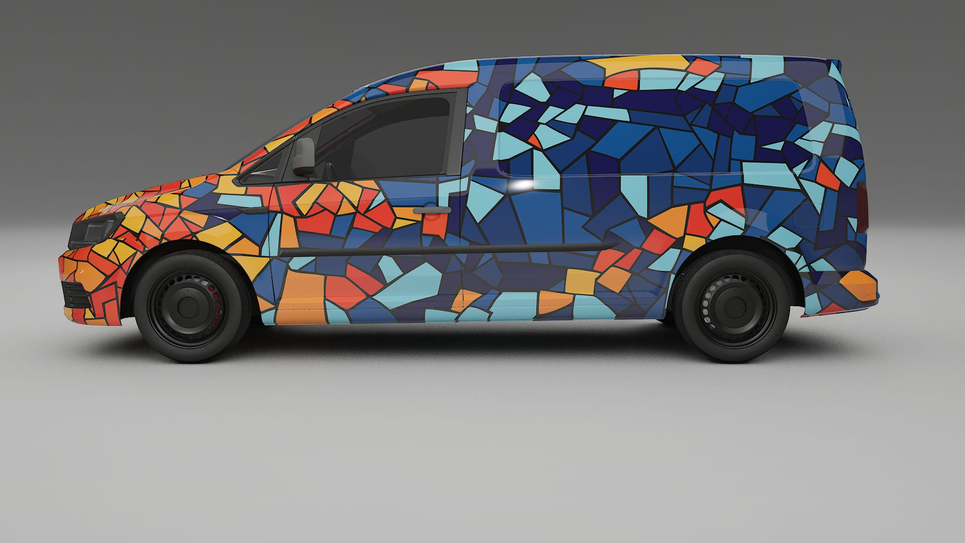VW Caddy Maxi SB BARCELONA – Kit Wrap PPF Personalizado em Filme de Poliuretano Imprimível