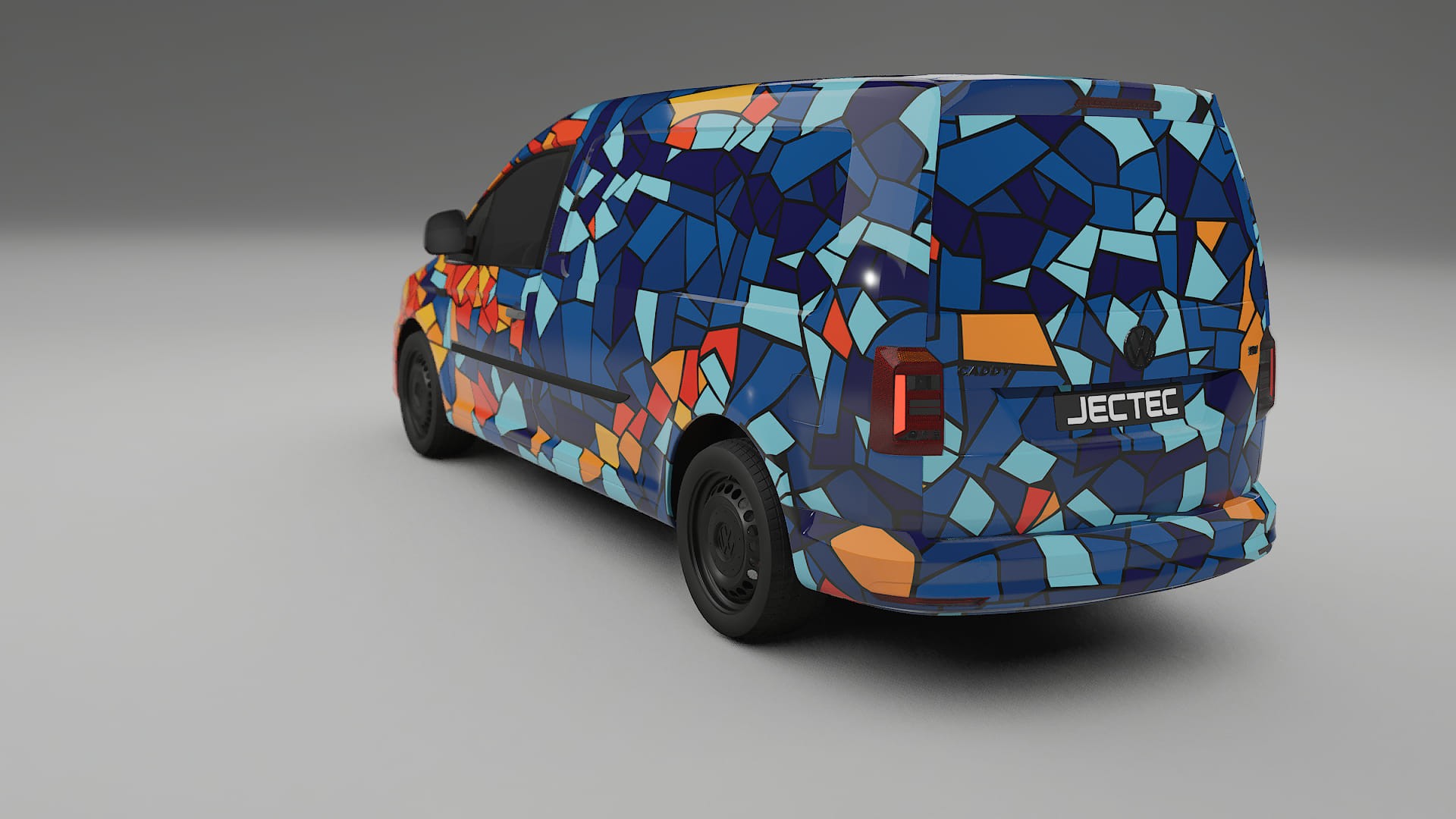 VW Caddy Maxi SB BARCELONA – Kit Wrap PPF Personalizado em Filme de Poliuretano Imprimível