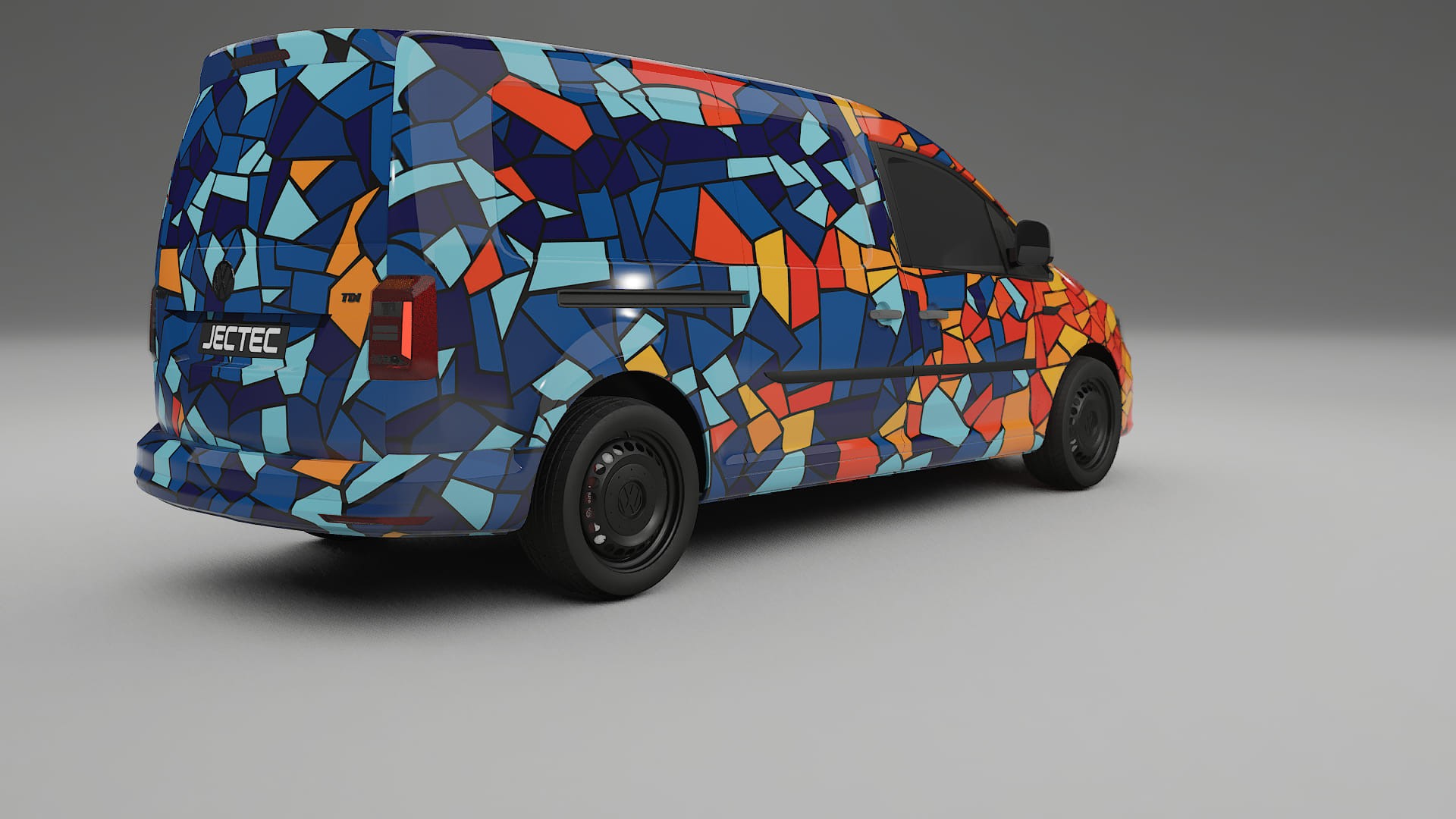VW Caddy Maxi SB BARCELONA – Kit Wrap PPF Personalizado em Filme de Poliuretano Imprimível