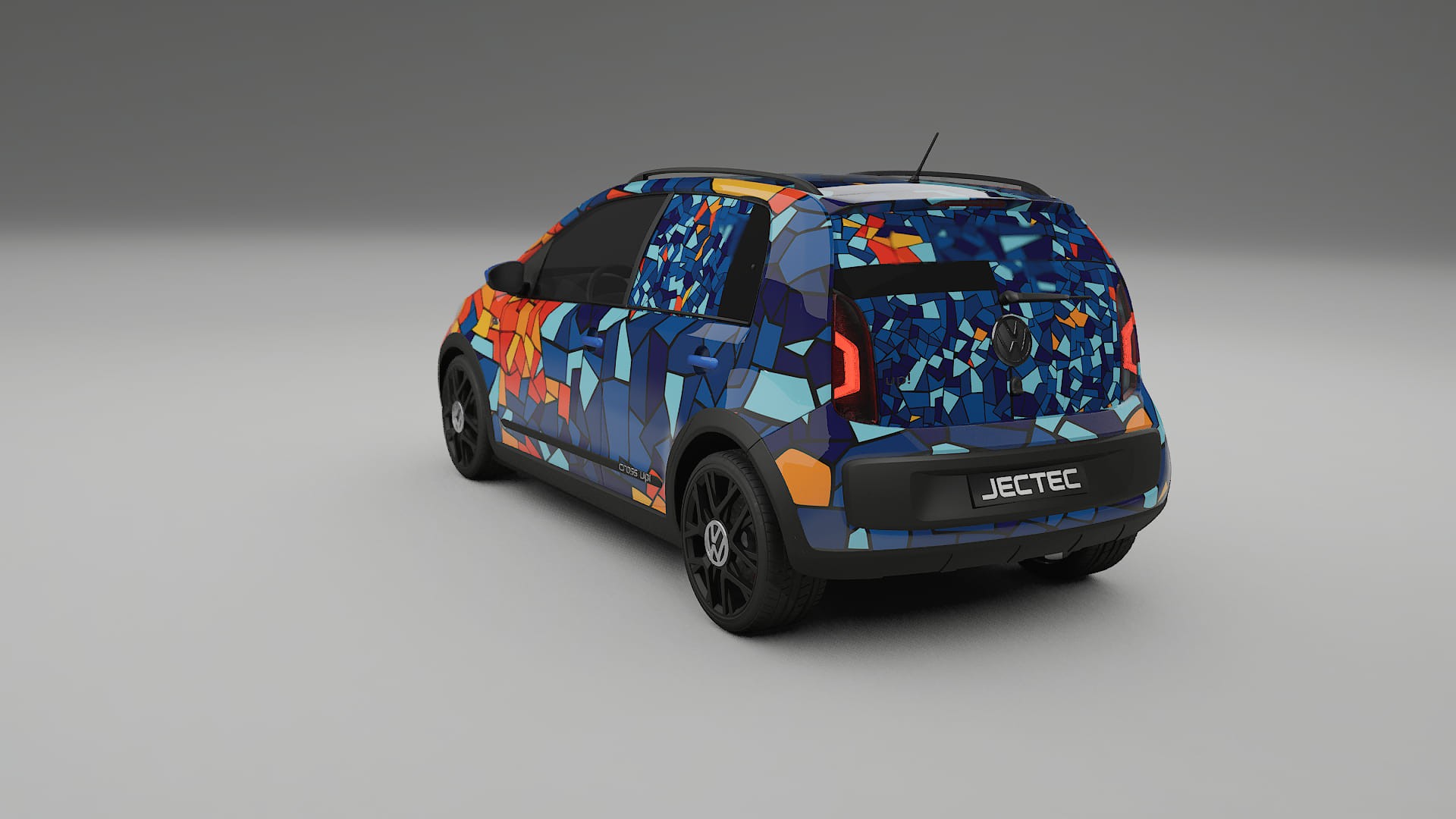 VW Cross Up BARCELONA – Kit Wrap PPF Personalizado em Filme de Poliuretano Imprimível