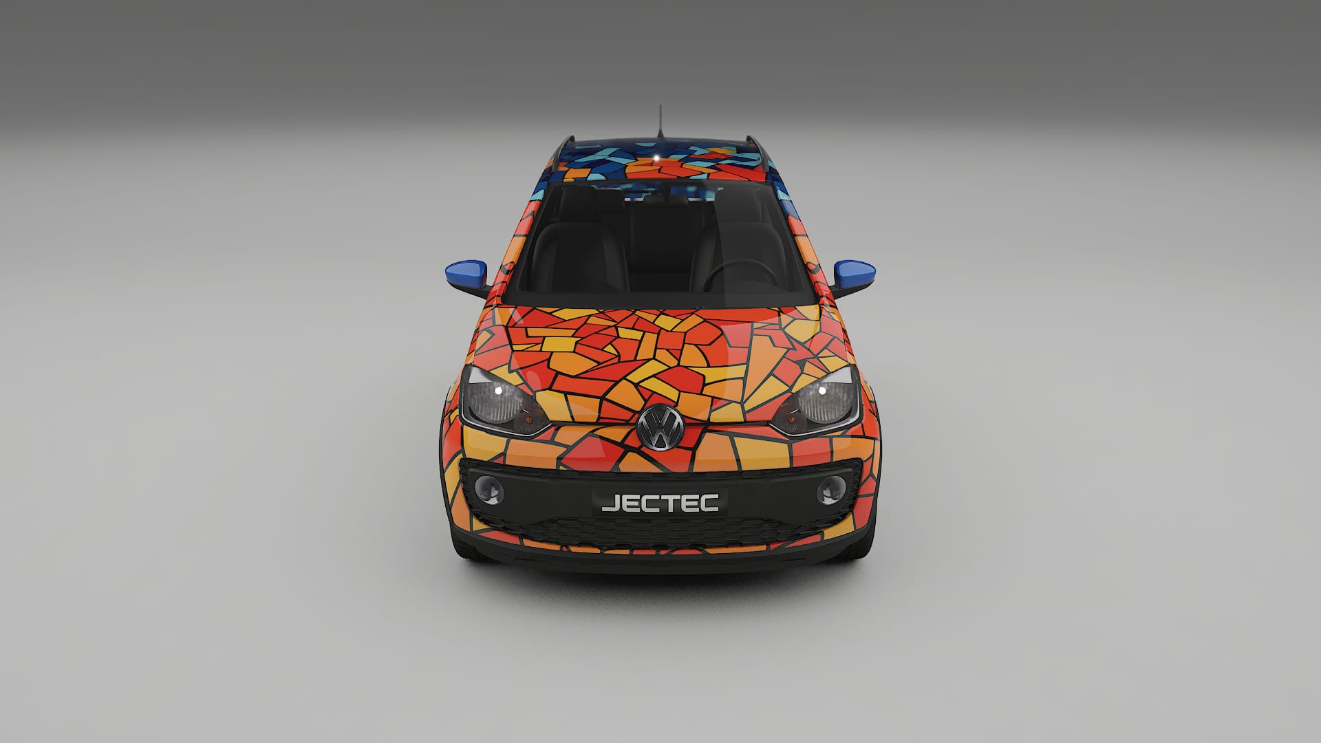 VW Cross Up BARCELONA – Kit Wrap PPF Personalizado em Filme de Poliuretano Imprimível