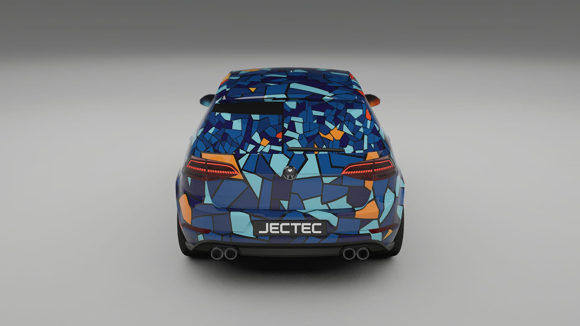 VW Golf Mk7 BARCELONA – Kit Wrap PPF Personalizado em Filme de Poliuretano Imprimível
