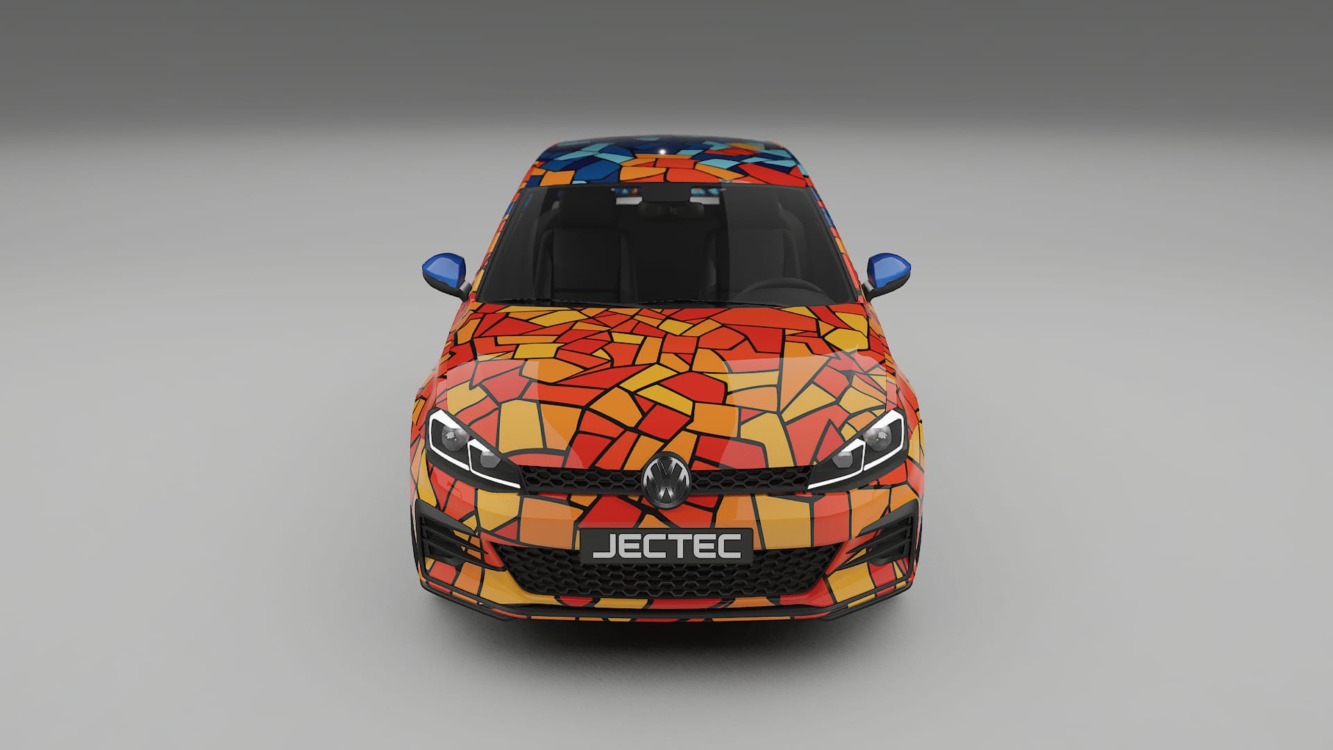 VW Golf Mk7 BARCELONA – Kit Wrap PPF Personalizado em Filme de Poliuretano Imprimível
