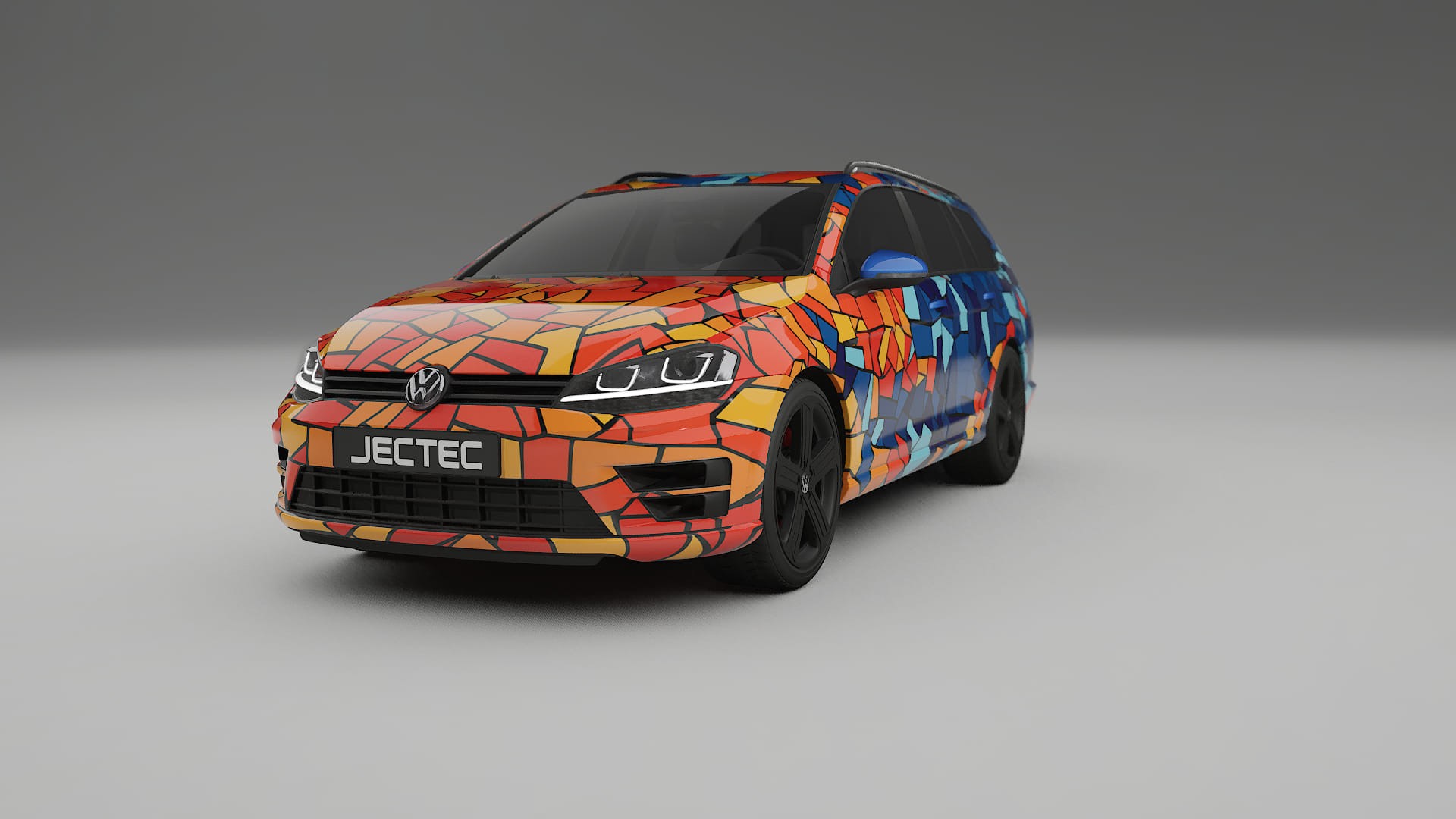 VW Golf Variant Mk7 BARCELONA – Kit Wrap PPF Personalizado em Filme de Poliuretano Imprimível
