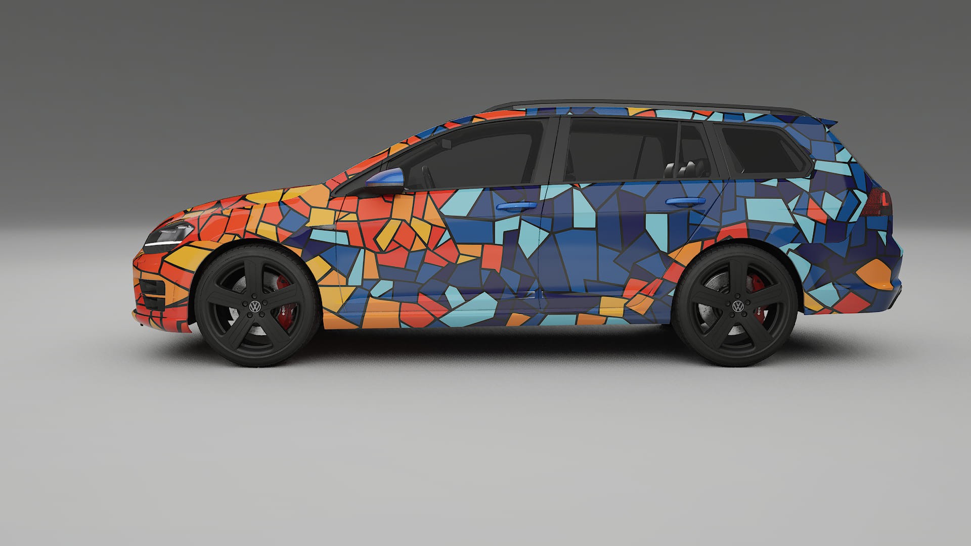 VW Golf Variant Mk7 BARCELONA – Kit Wrap PPF Personalizado em Filme de Poliuretano Imprimível