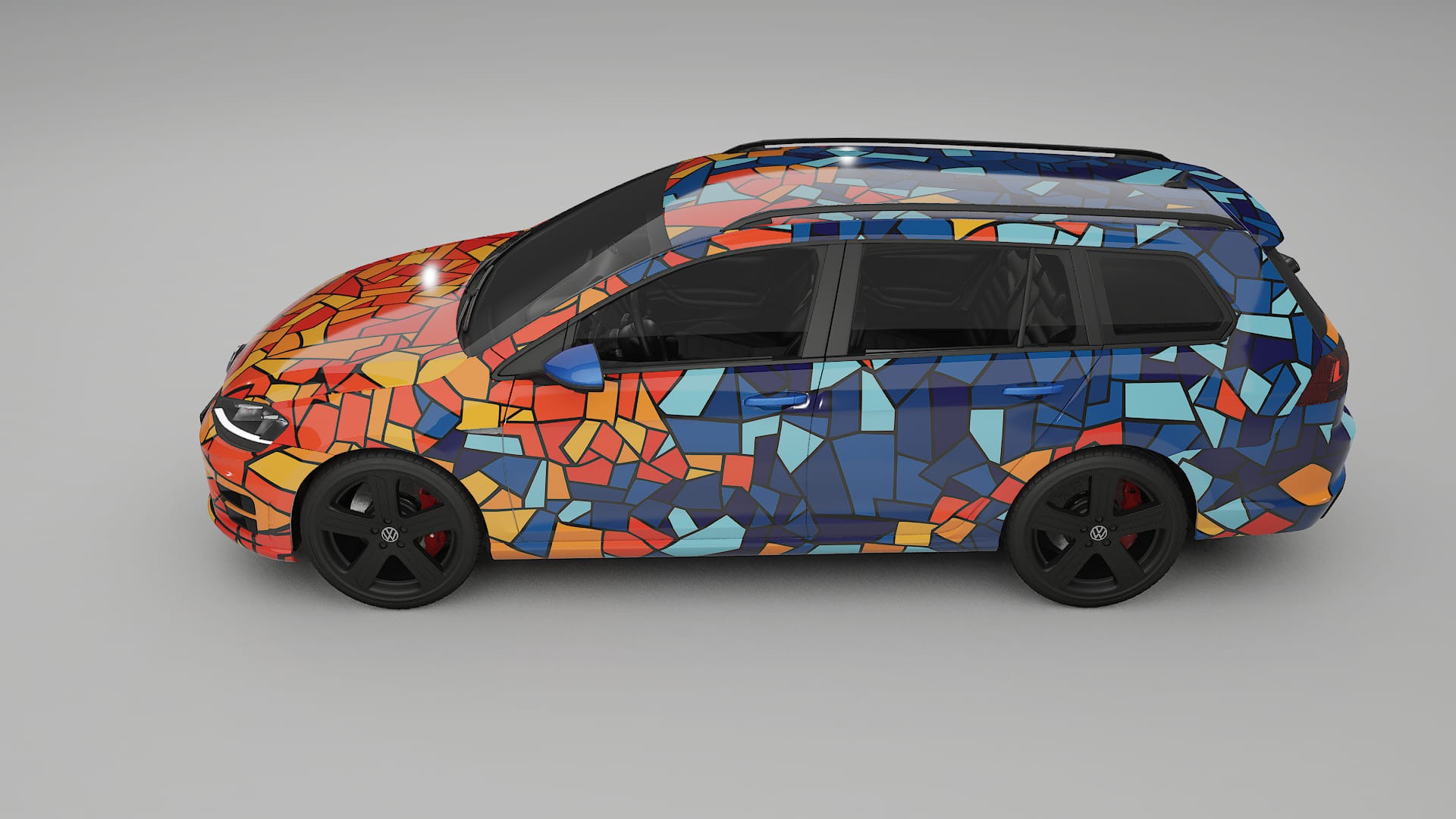 VW Golf Variant Mk7 BARCELONA – Kit Wrap PPF Personalizado em Filme de Poliuretano Imprimível