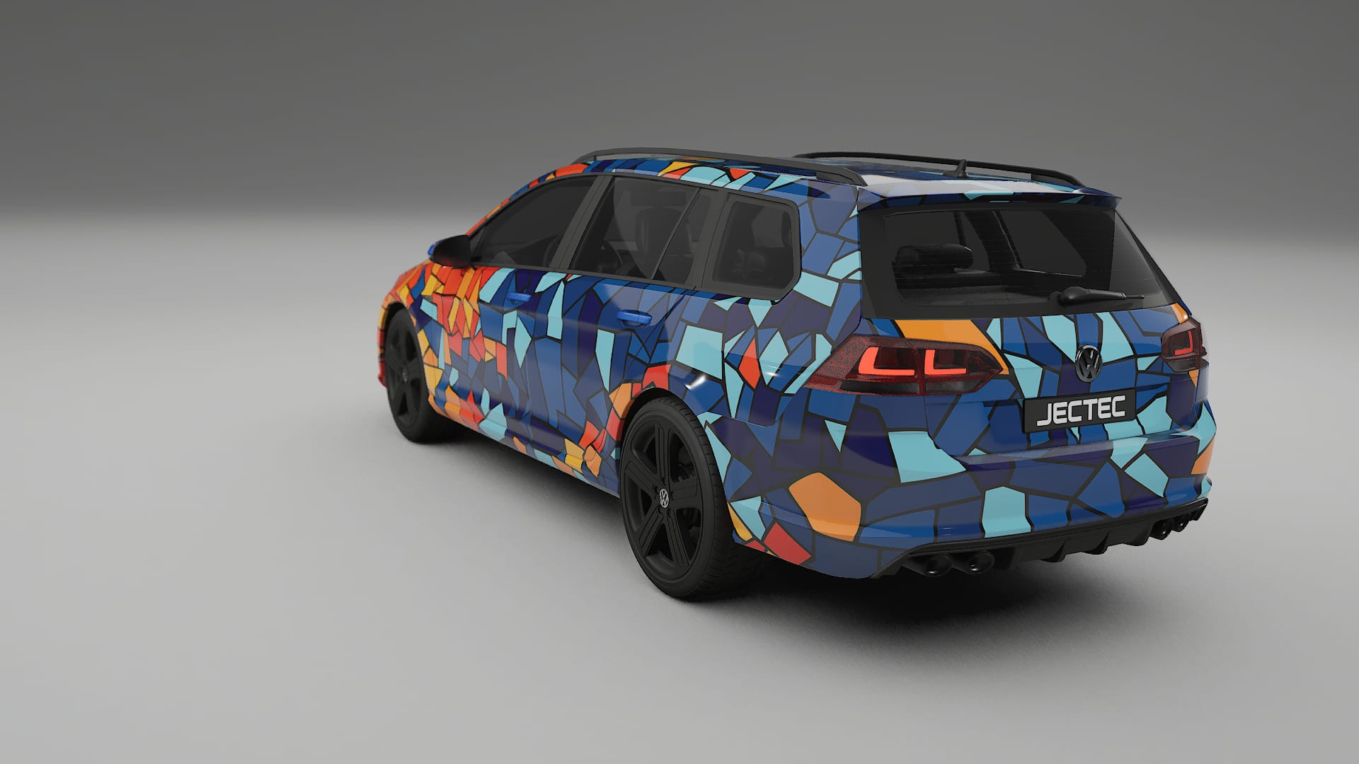 VW Golf Variant Mk7 BARCELONA – Kit Wrap PPF Personalizado em Filme de Poliuretano Imprimível