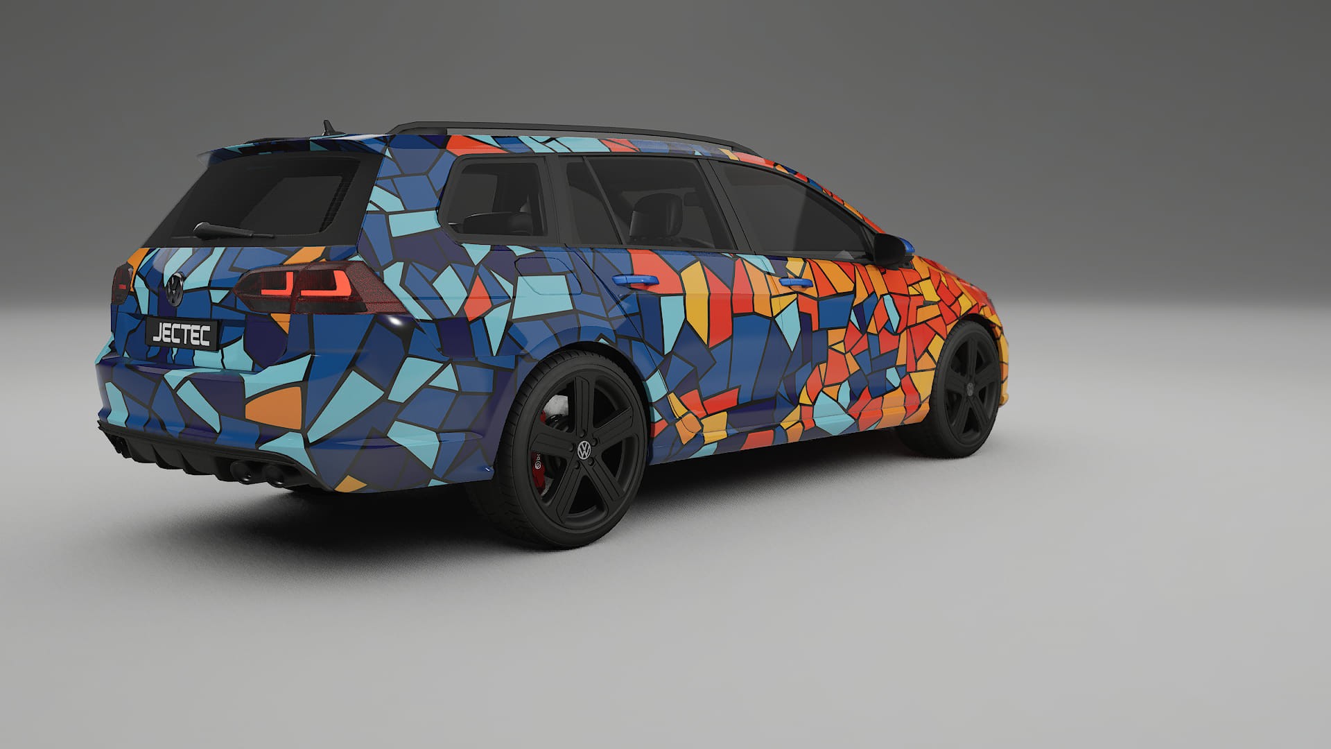 VW Golf Variant Mk7 BARCELONA – Kit Wrap PPF Personalizado em Filme de Poliuretano Imprimível
