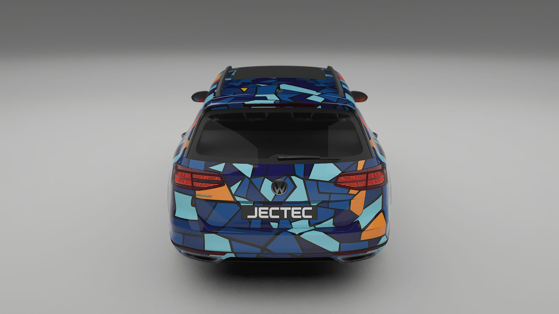 VW Passat VariantR B8 BARCELONA – Kit Wrap PPF Personalizado em Filme de Poliuretano Imprimível