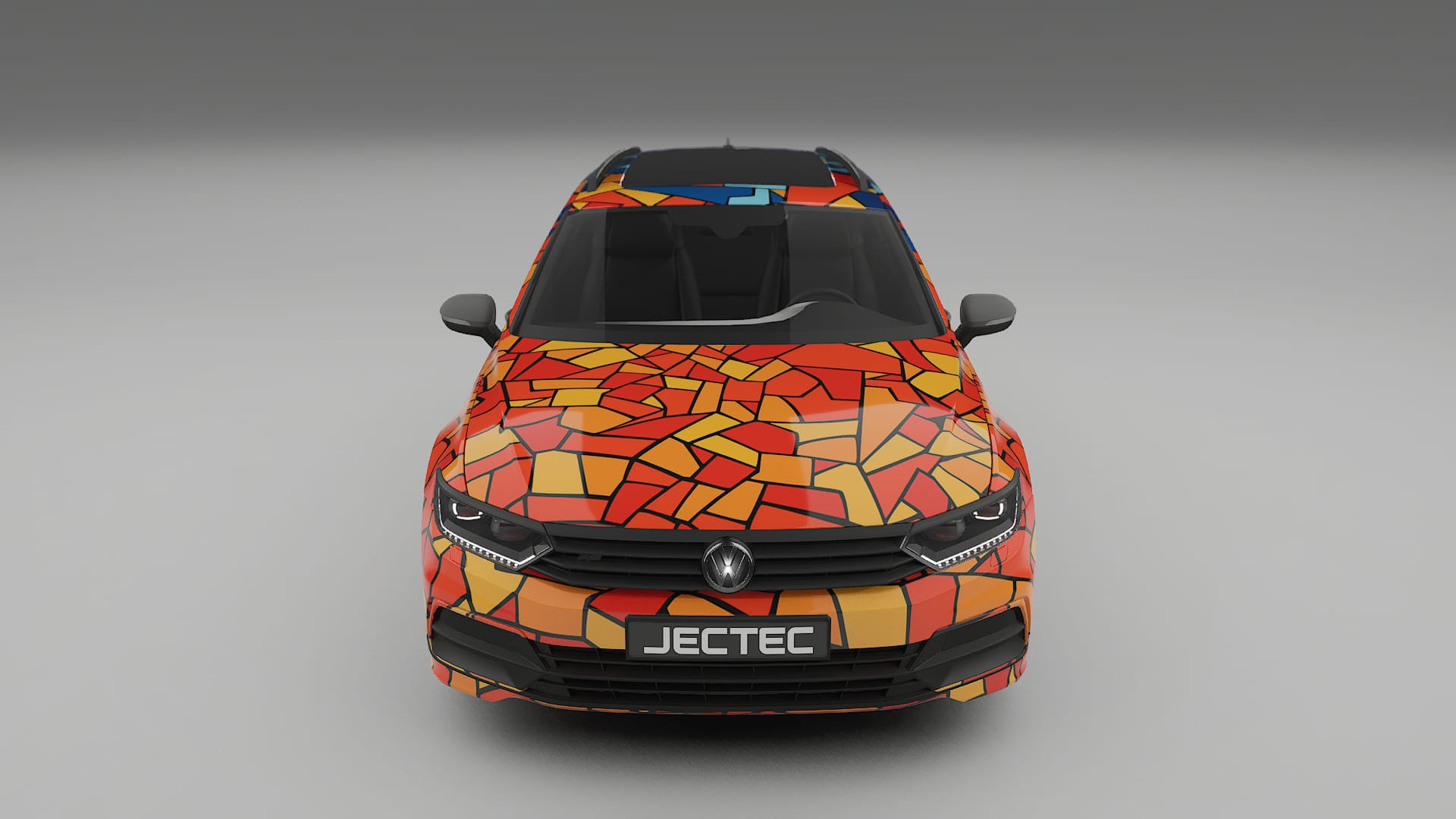 VW Passat VariantR B8 BARCELONA – Kit Wrap PPF Personalizado em Filme de Poliuretano Imprimível