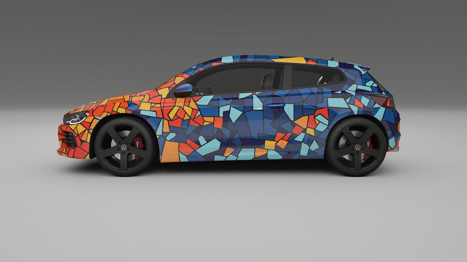 VW Scirocco R III BARCELONA – Kit Wrap PPF Personalizado em Filme de Poliuretano Imprimível