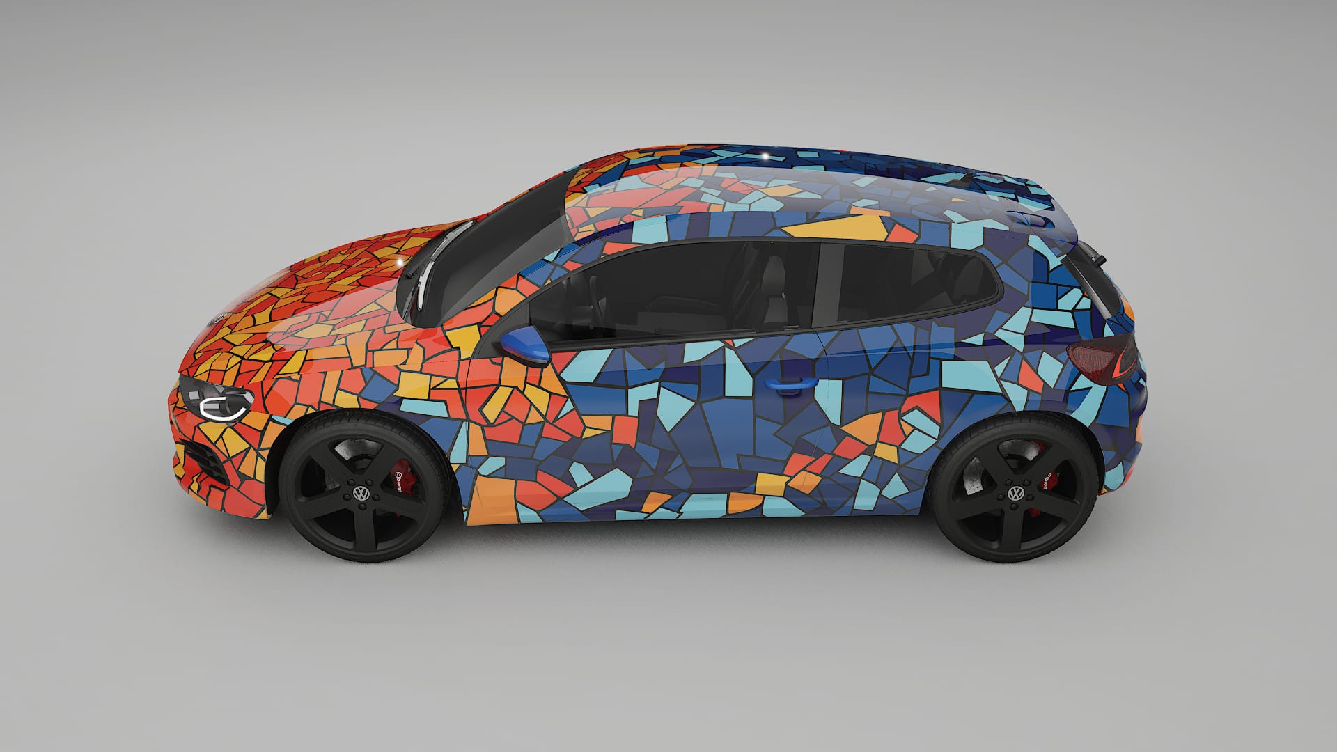 VW Scirocco R III BARCELONA – Kit Wrap PPF Personalizado em Filme de Poliuretano Imprimível