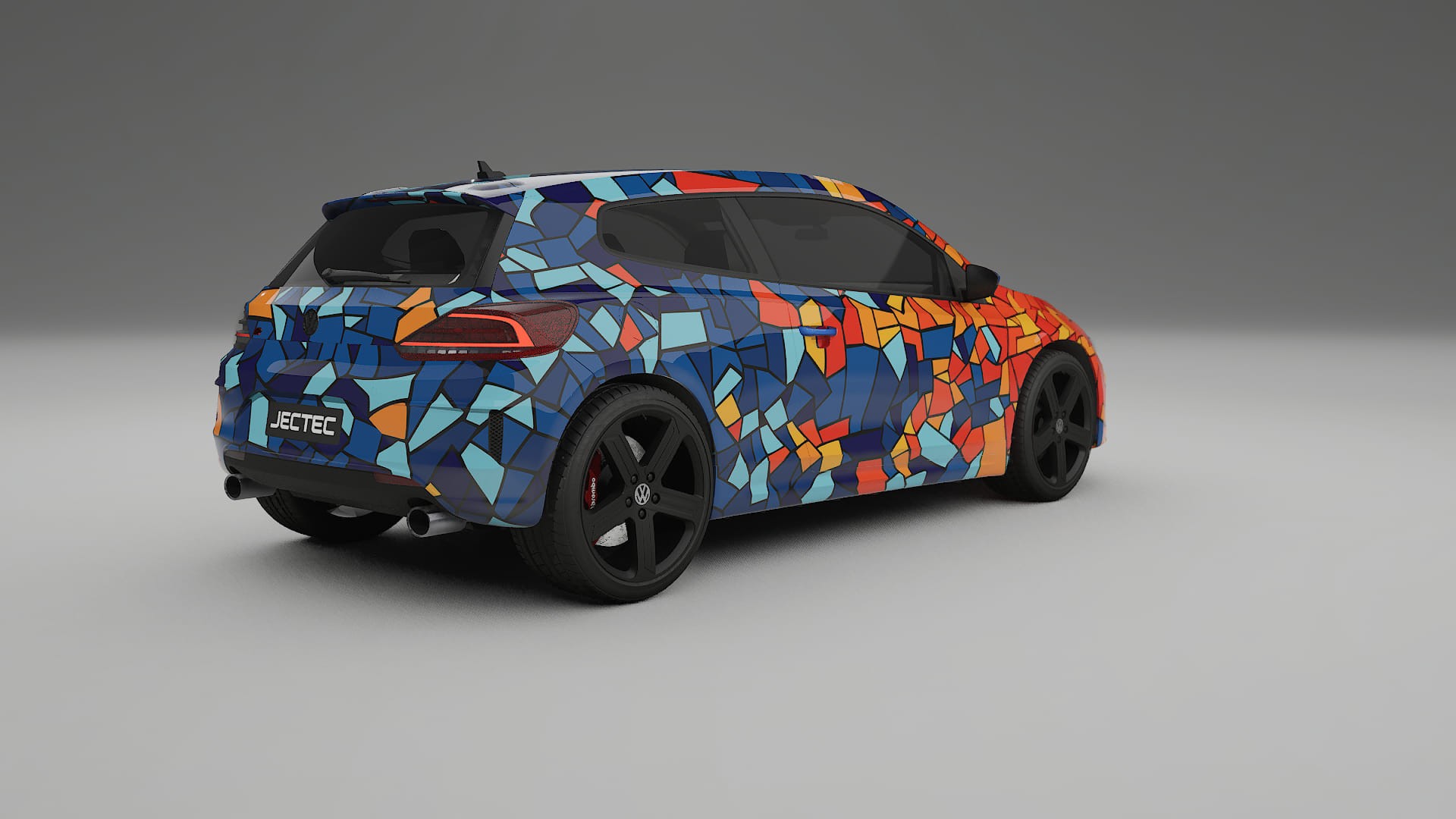 VW Scirocco R III BARCELONA – Kit Wrap PPF Personalizado em Filme de Poliuretano Imprimível