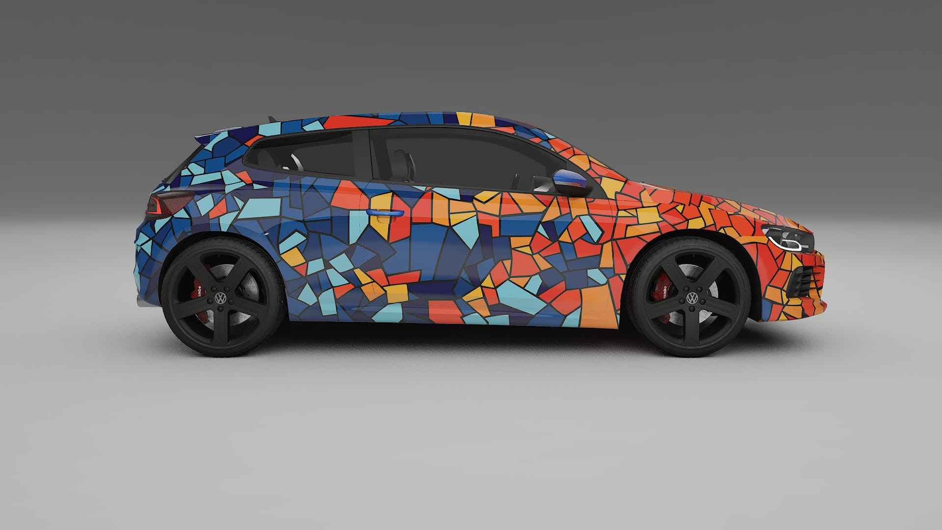 VW Scirocco R III BARCELONA – Kit Wrap PPF Personalizado em Filme de Poliuretano Imprimível