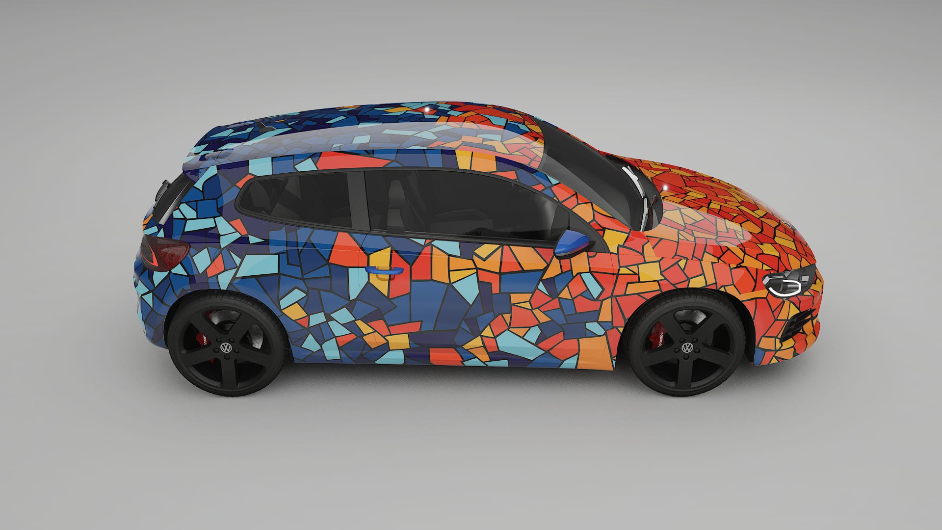 VW Scirocco R III BARCELONA – Kit Wrap PPF Personalizado em Filme de Poliuretano Imprimível