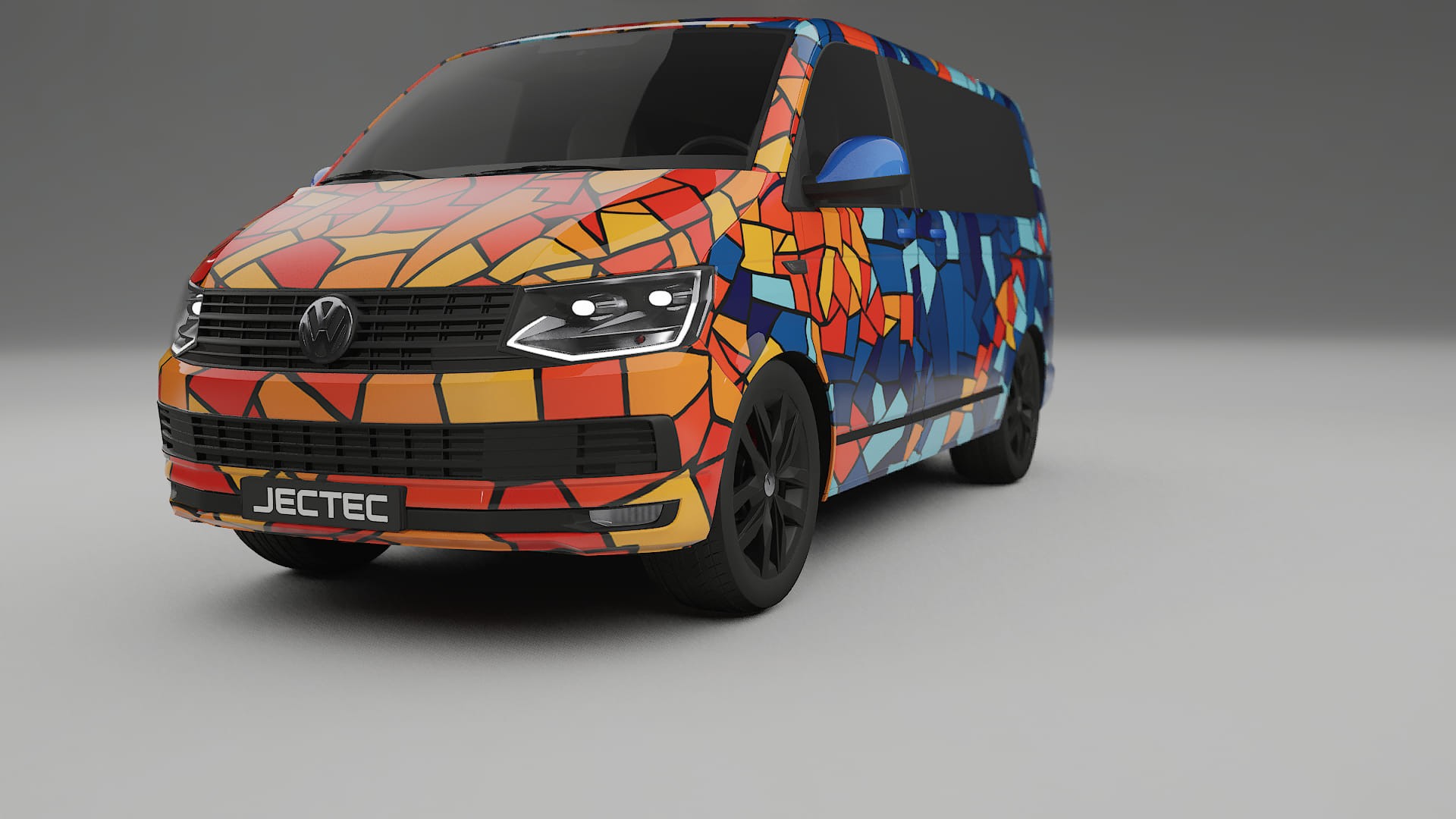 VW Transporter T6 Multivan BARCELONA – Kit Wrap PPF Personalizado em Filme de Poliuretano Imprimível