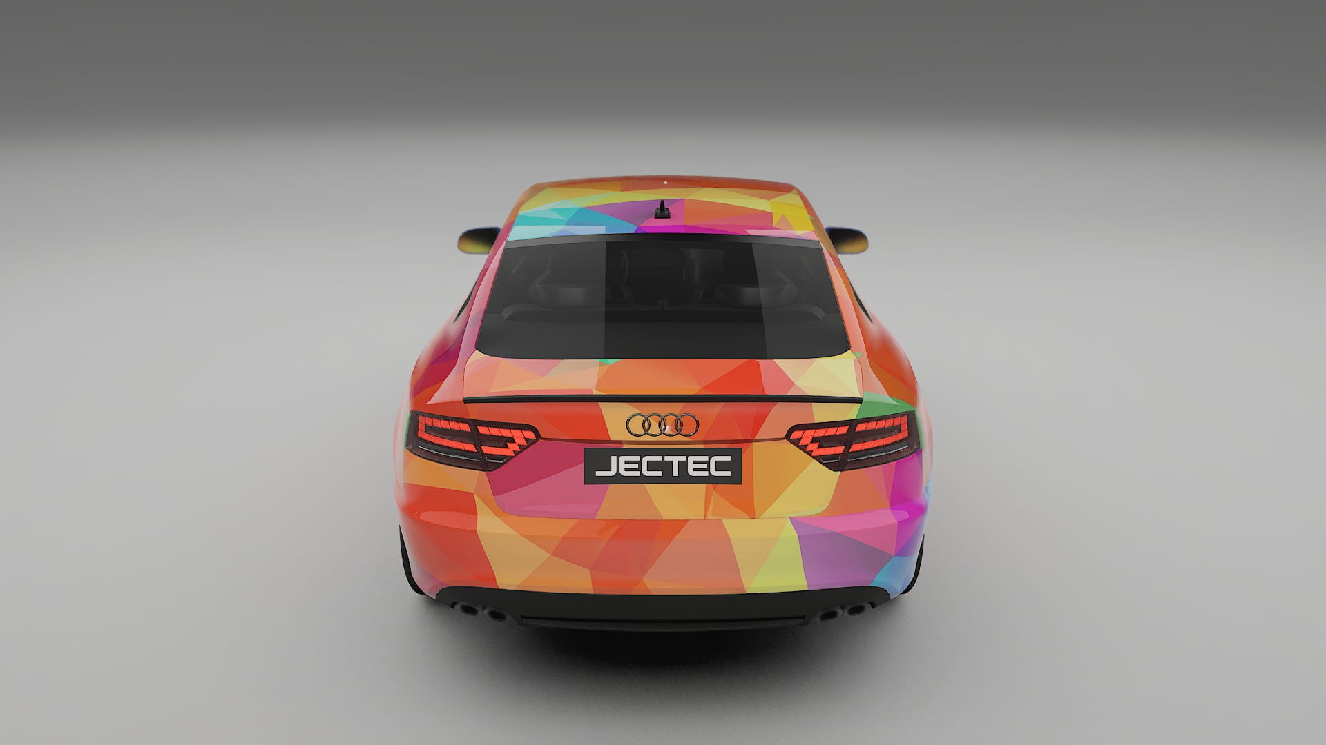 Audi A5 8T Sportback prefacelift pre-LCI VECTOR VIBE – Kit Wrap PPF Personalizado em Filme de Poliuretano Imprimível