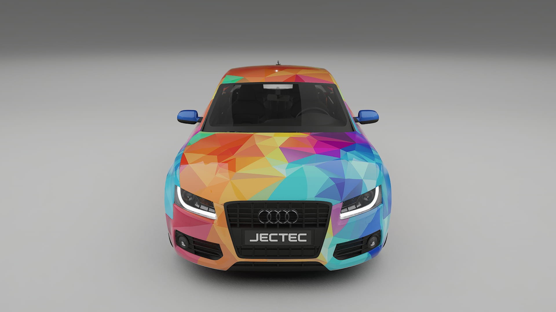 Audi A5 8T Sportback prefacelift pre-LCI VECTOR VIBE – Kit Wrap PPF Personalizado em Filme de Poliuretano Imprimível
