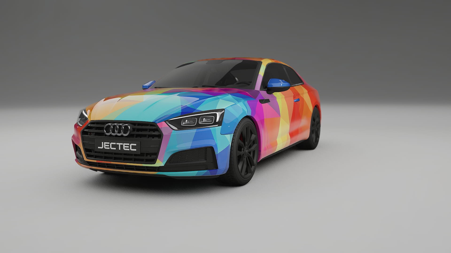 Audi S5 B9 prefacelift pre-LCI VECTOR VIBE – Kit Wrap PPF Personalizado em Filme de Poliuretano Imprimível
