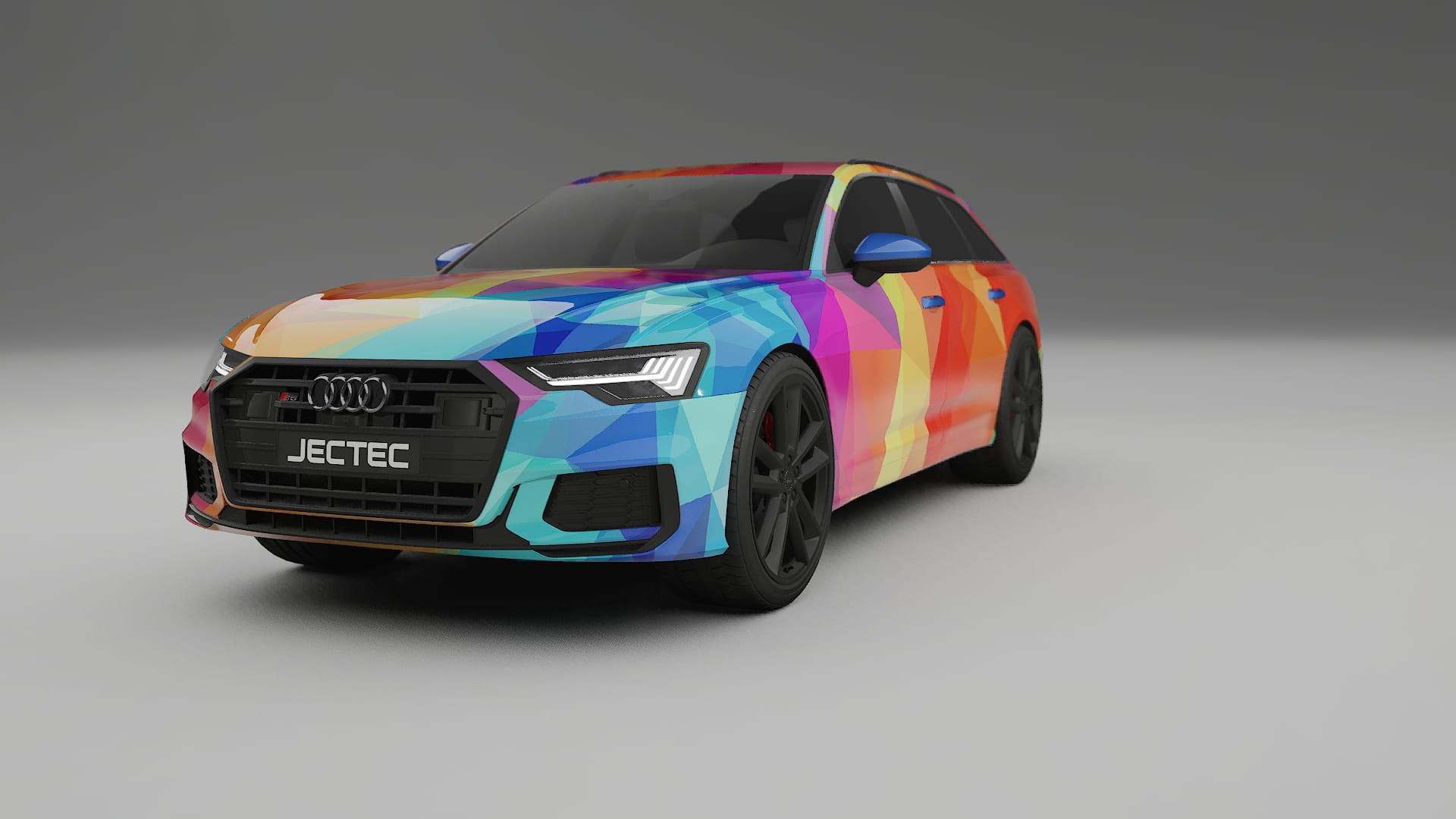 Audi S6 Avant prefacelift pre-LCI C8 VECTOR VIBE – Kit Wrap PPF Personalizado em Filme de Poliuretano Imprimível